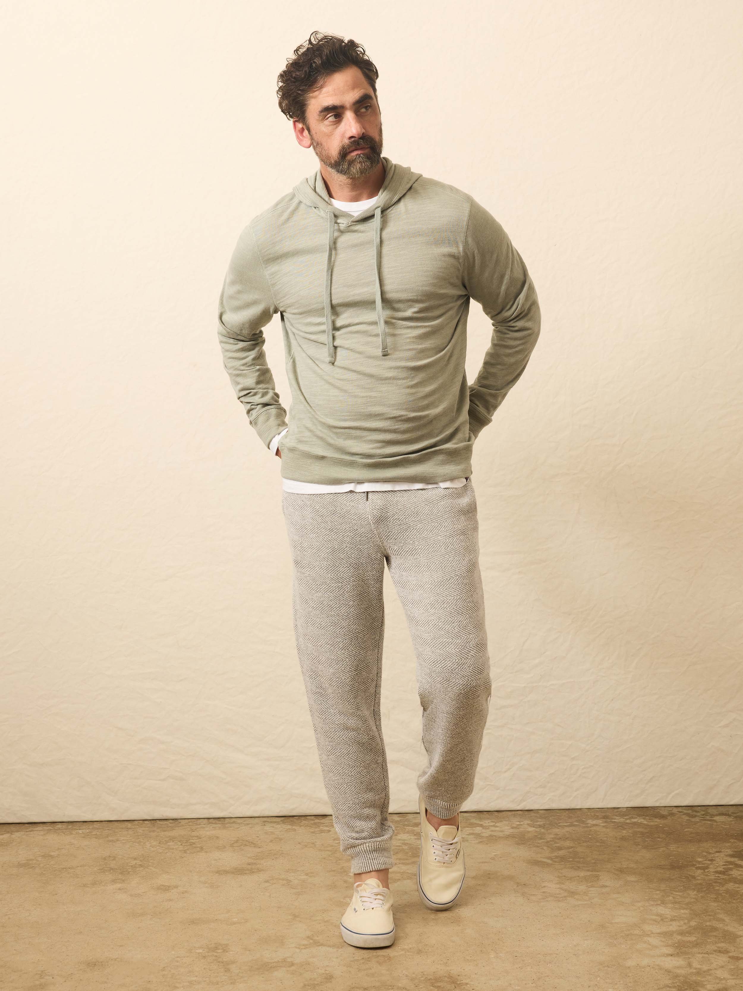 Sunwashed Midweight Organic Hoodie - Coastal Sage