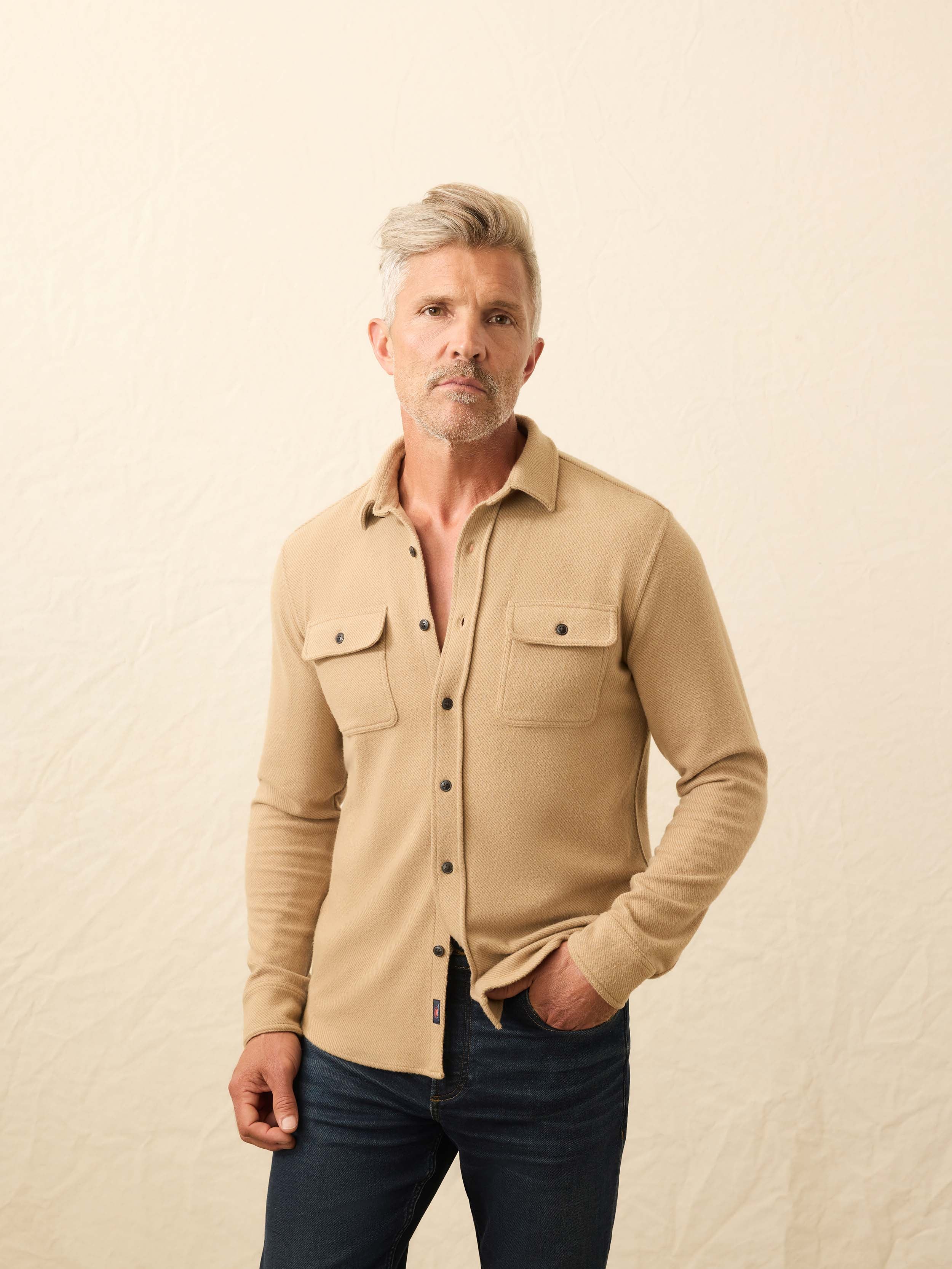 Legend™ Sweater Shirt - Sandbar Coast Twill
