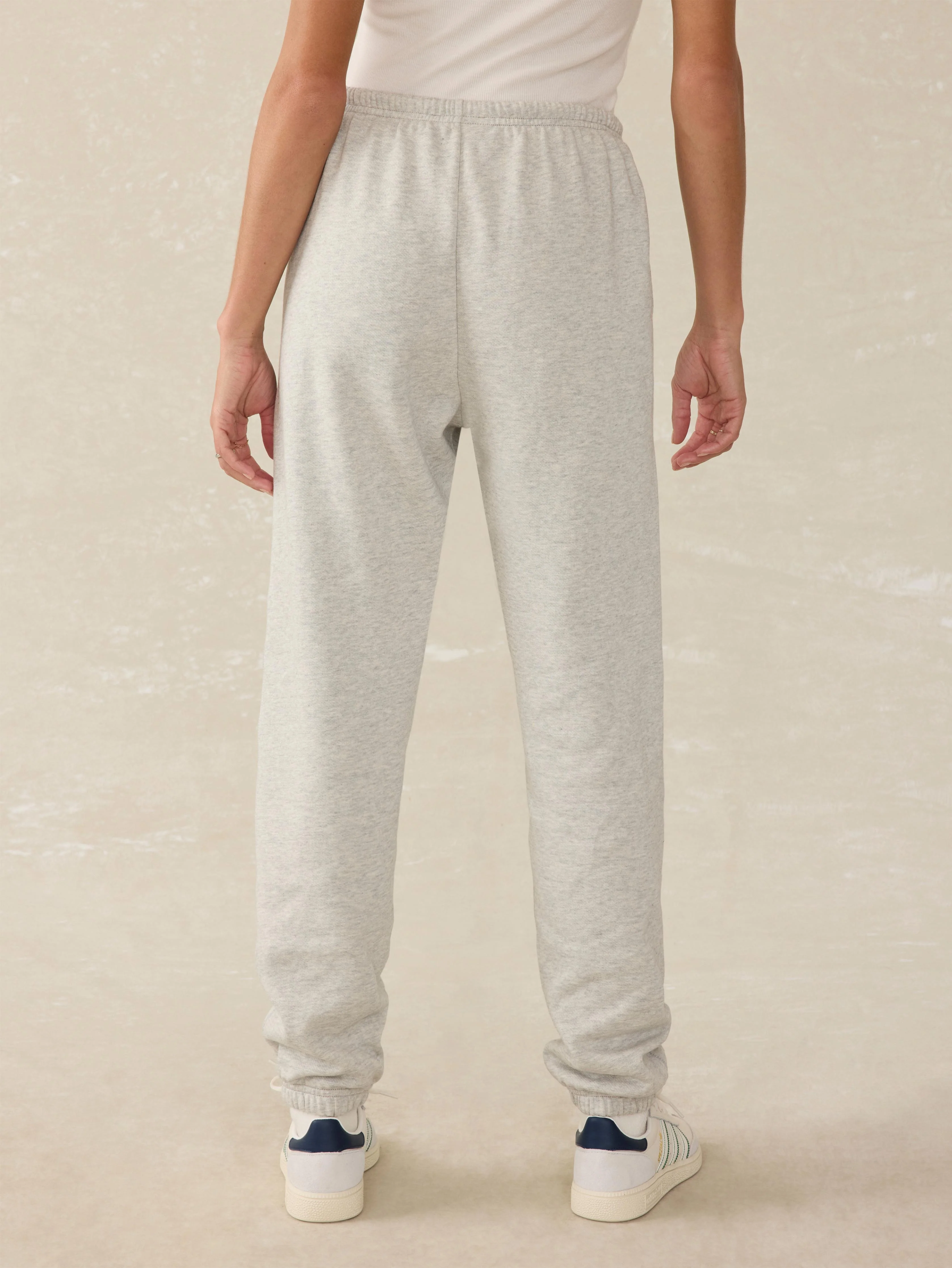 High Standard Fleece Sweatpant - Light Grey Heather