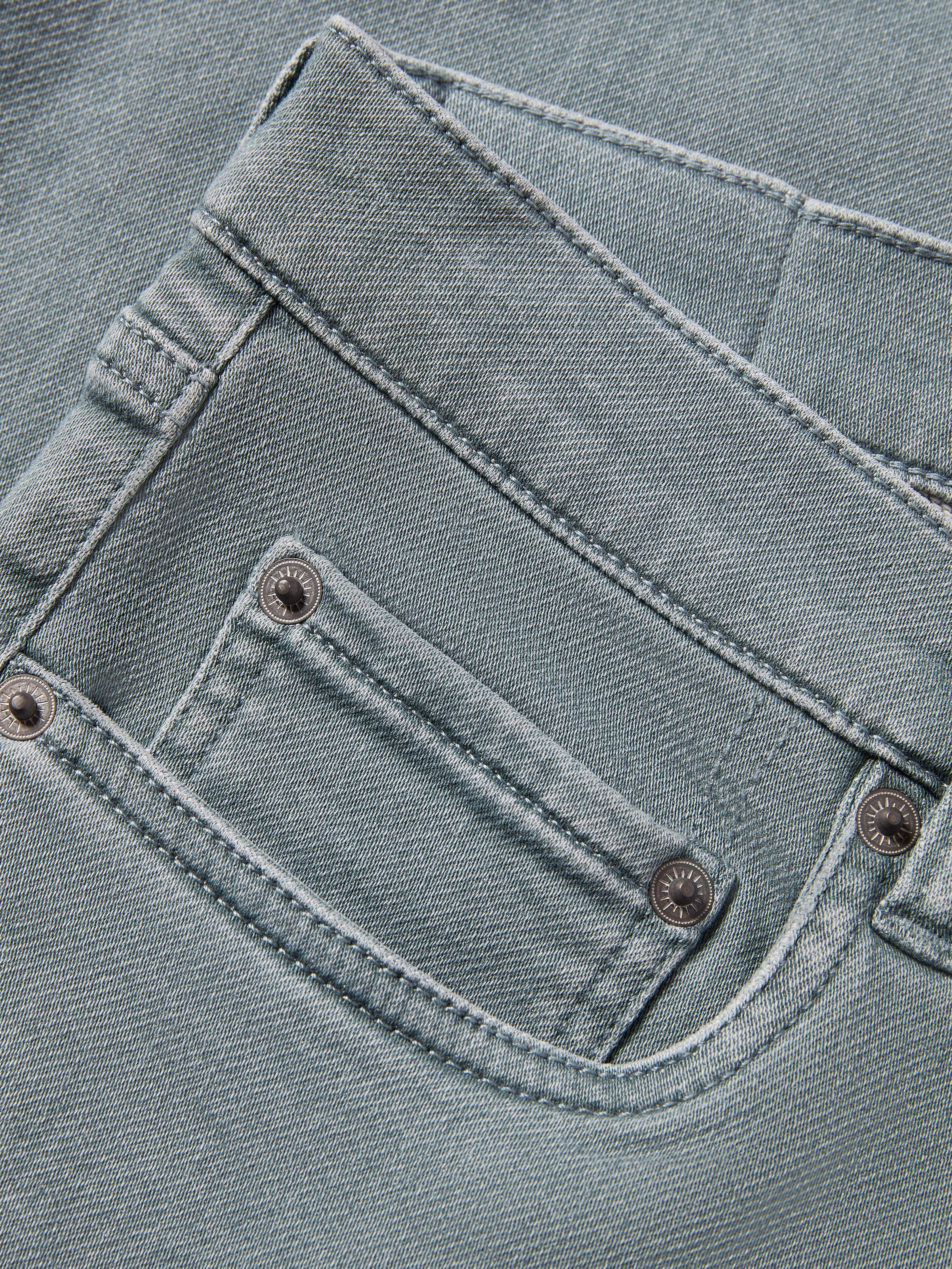 Stretch Terry 5-Pocket - Ocean Glass