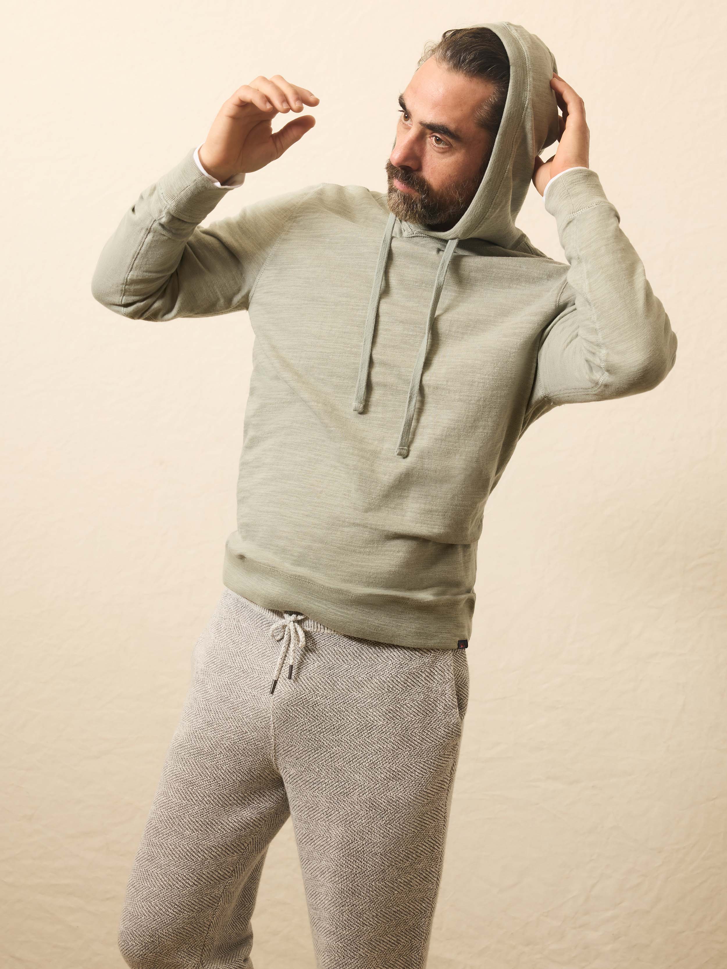 Sunwashed Midweight Organic Hoodie - Coastal Sage