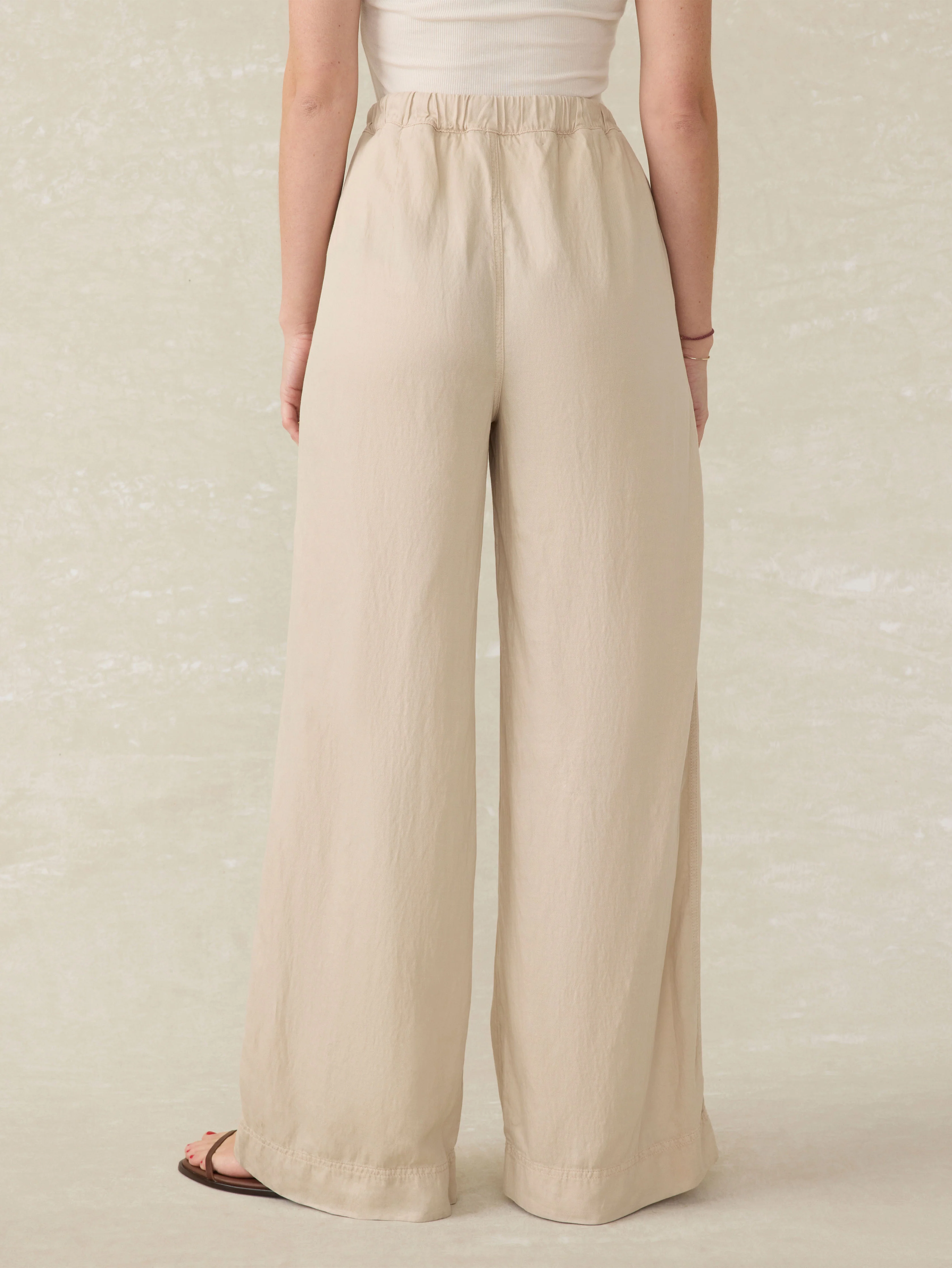 Topanga Drape Pant - Wheaten