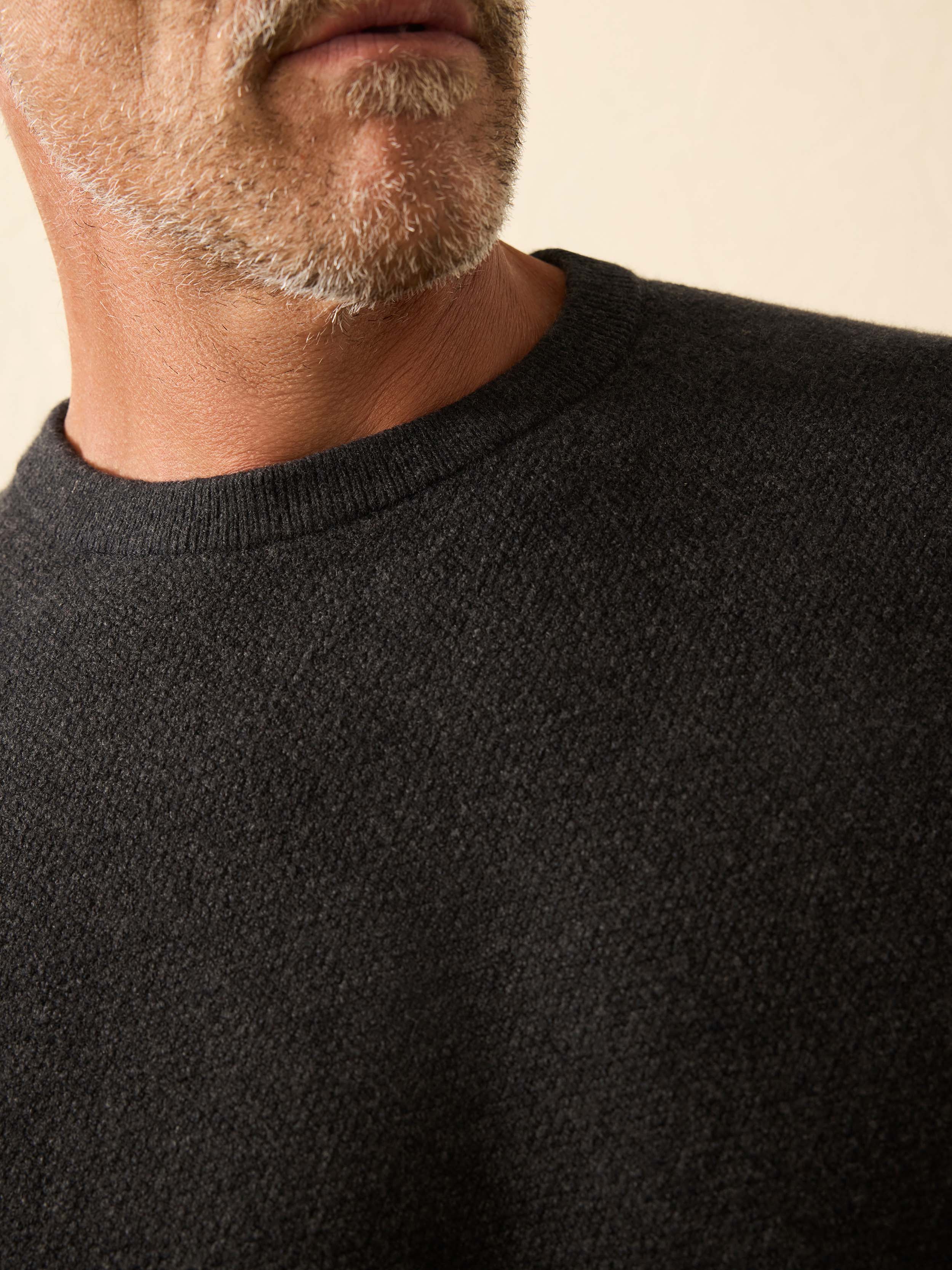 Jackson Crew Sweater - Wolf Black Heather