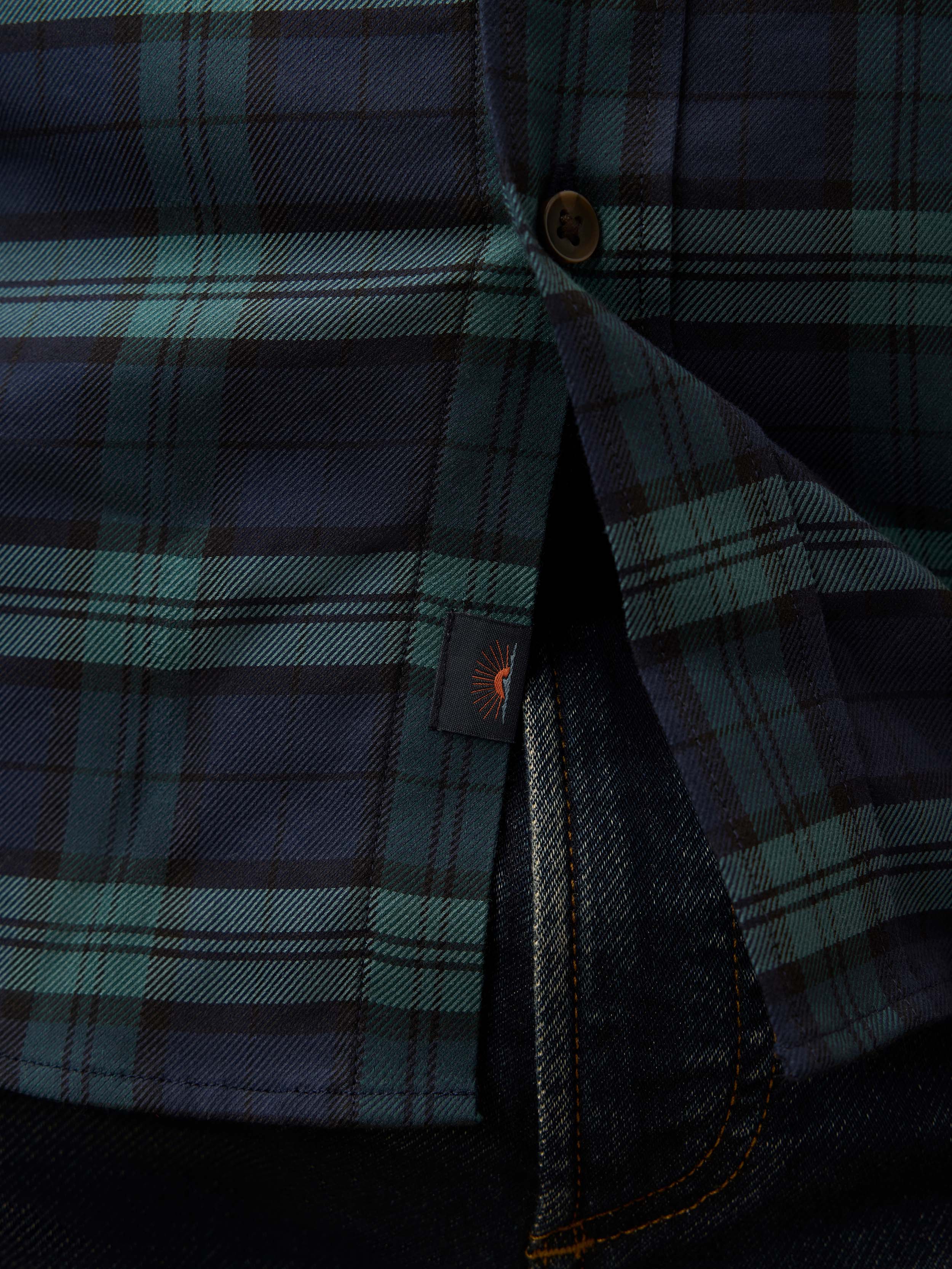 Soft Twill Movement Shirt - Harbor Blackwatch Plaid