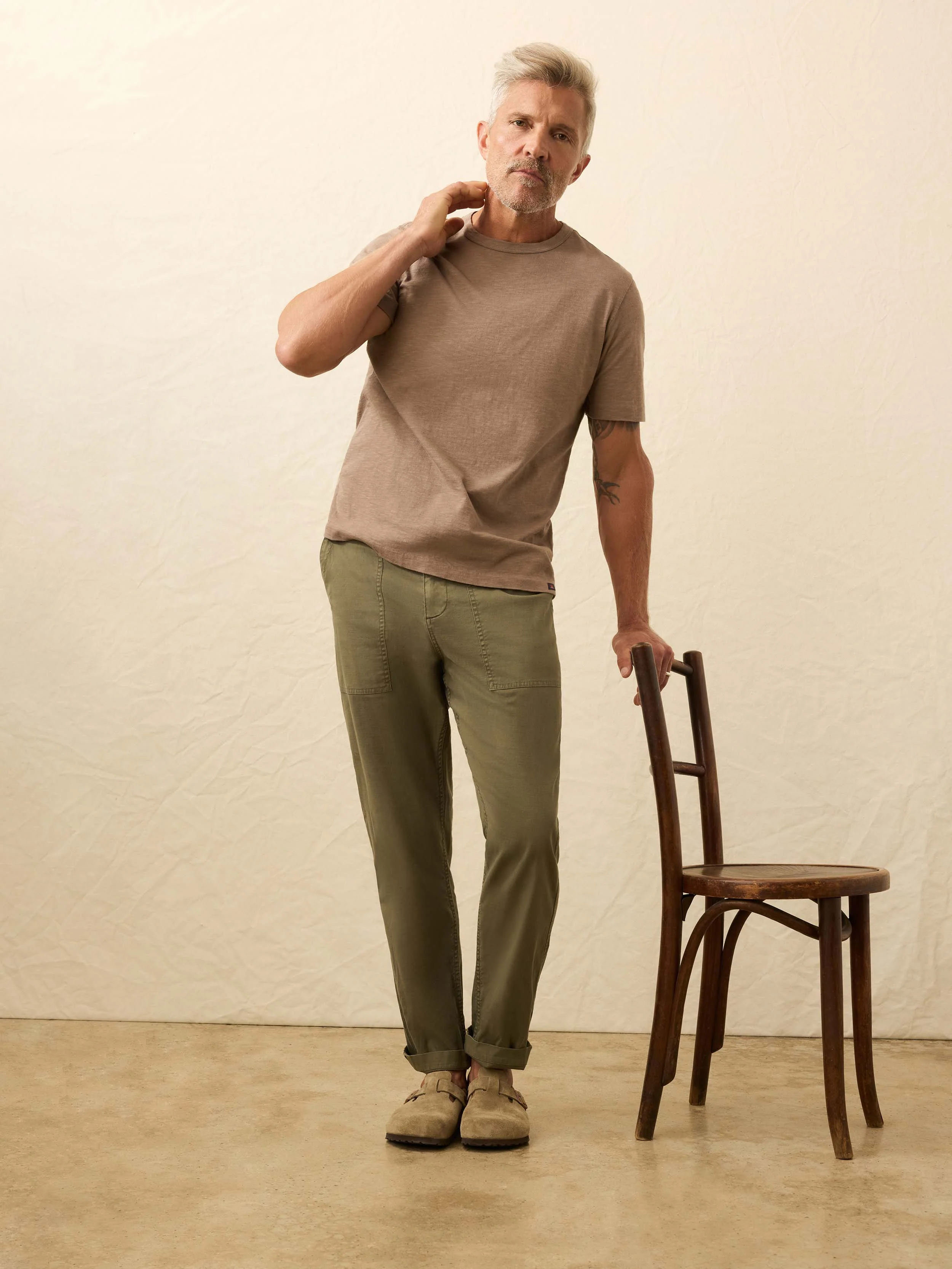 Sunwashed Regenerative Tee - Walnut Branch