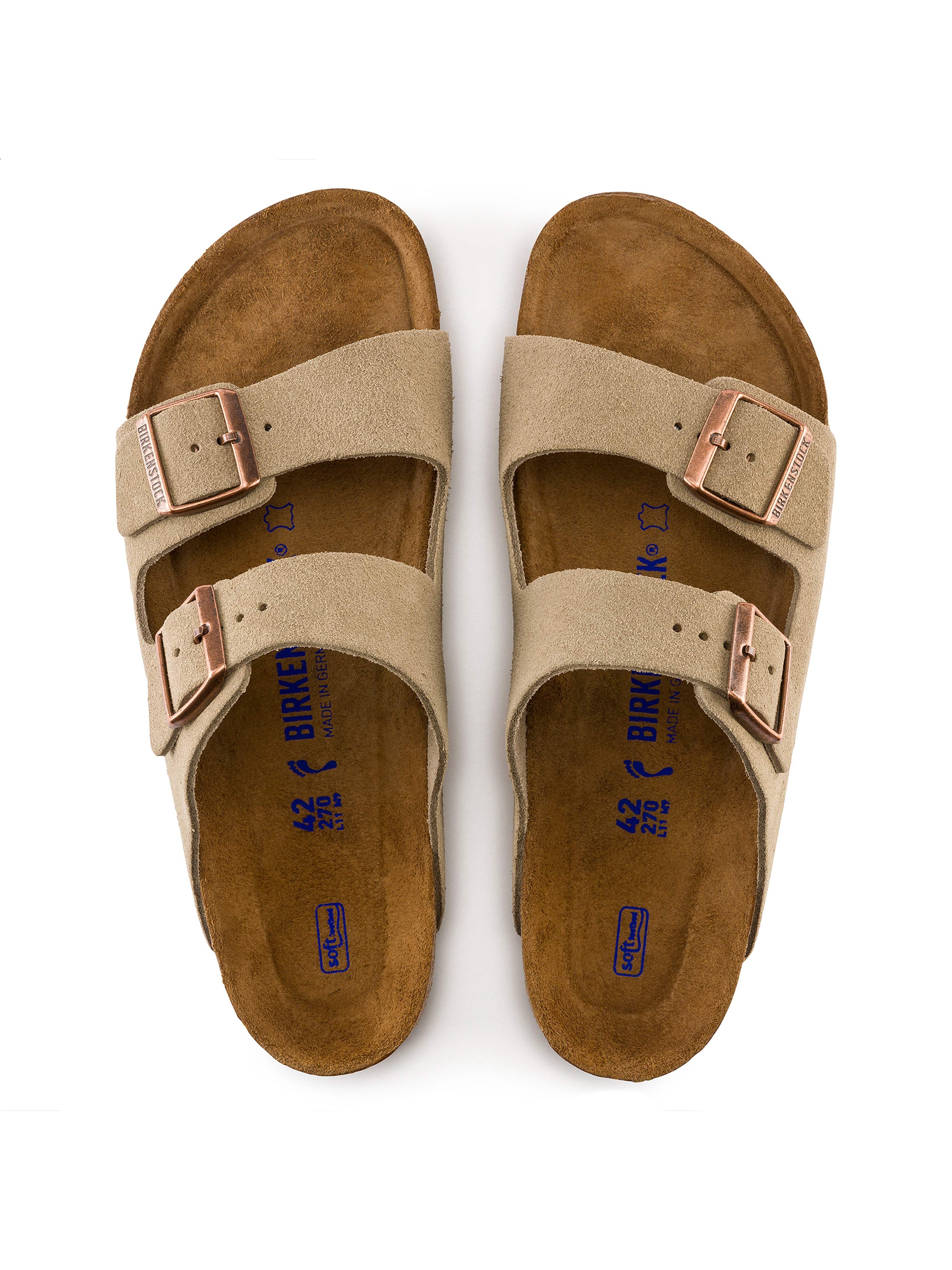 Men's Birkenstock Arizona Soft Footbed - Taupe