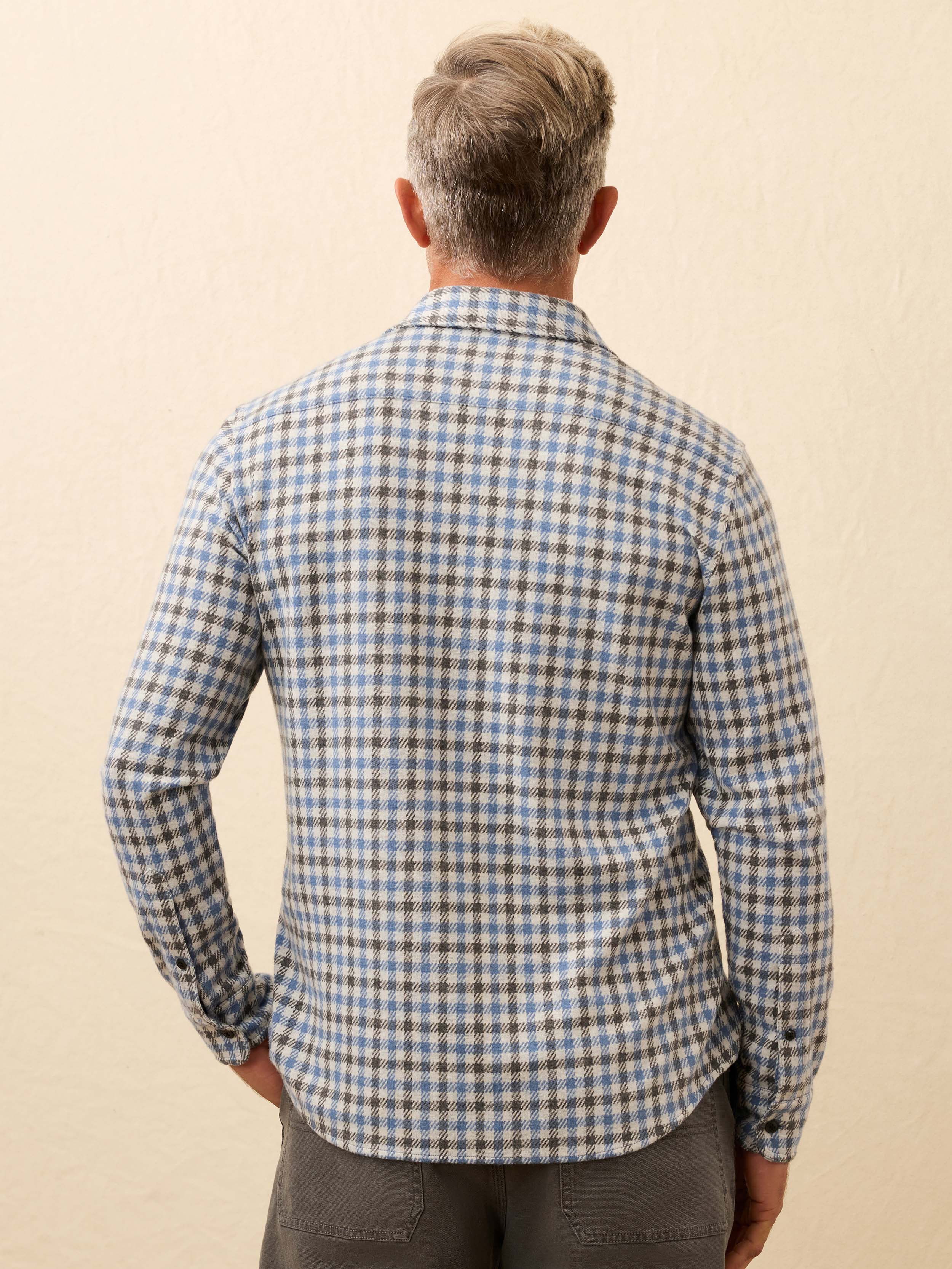 Legend Sweater Shirt - Graphite Sky Gingham