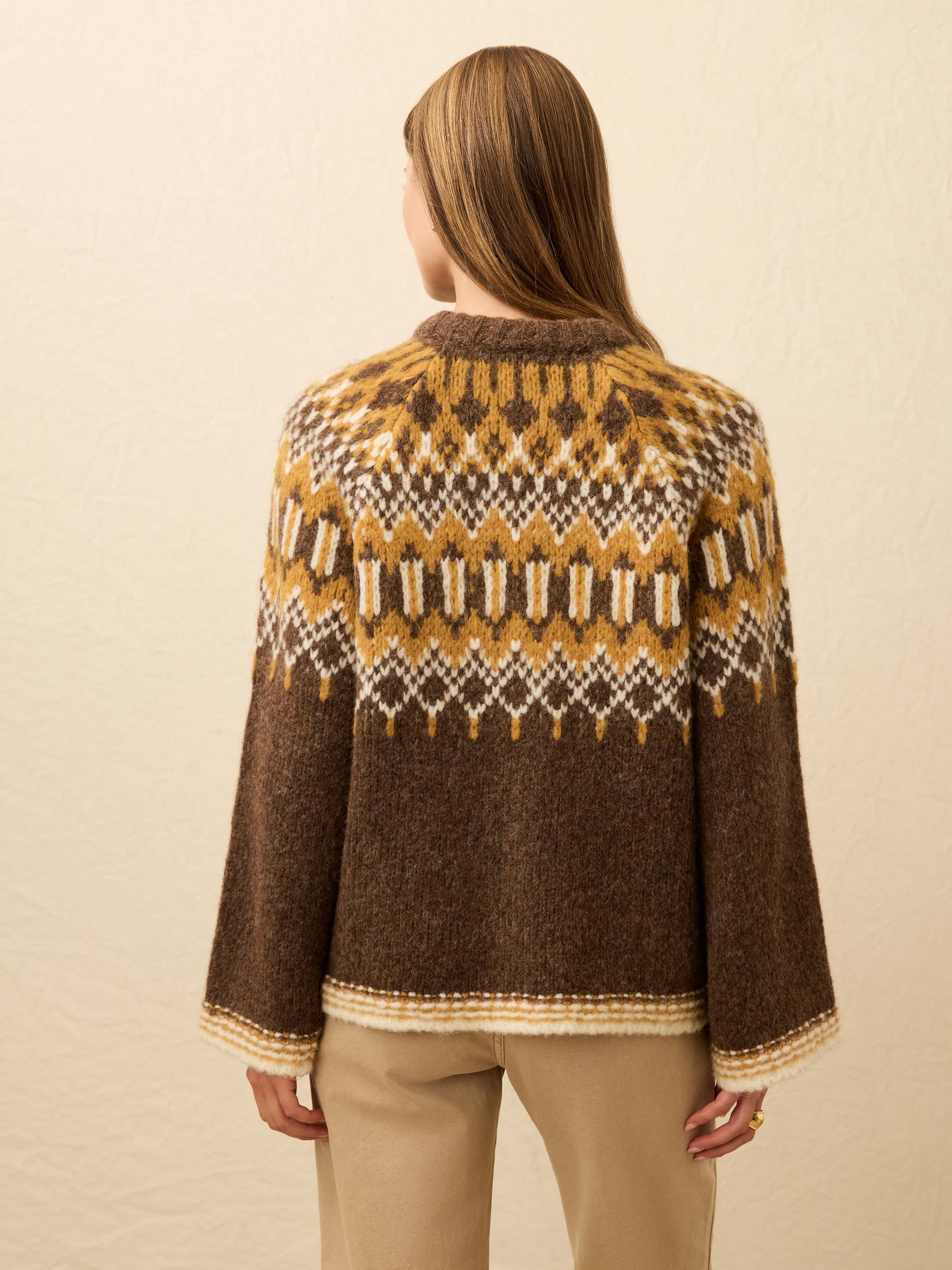 Summit Fairisle Crewneck Sweater - Harvest Trails