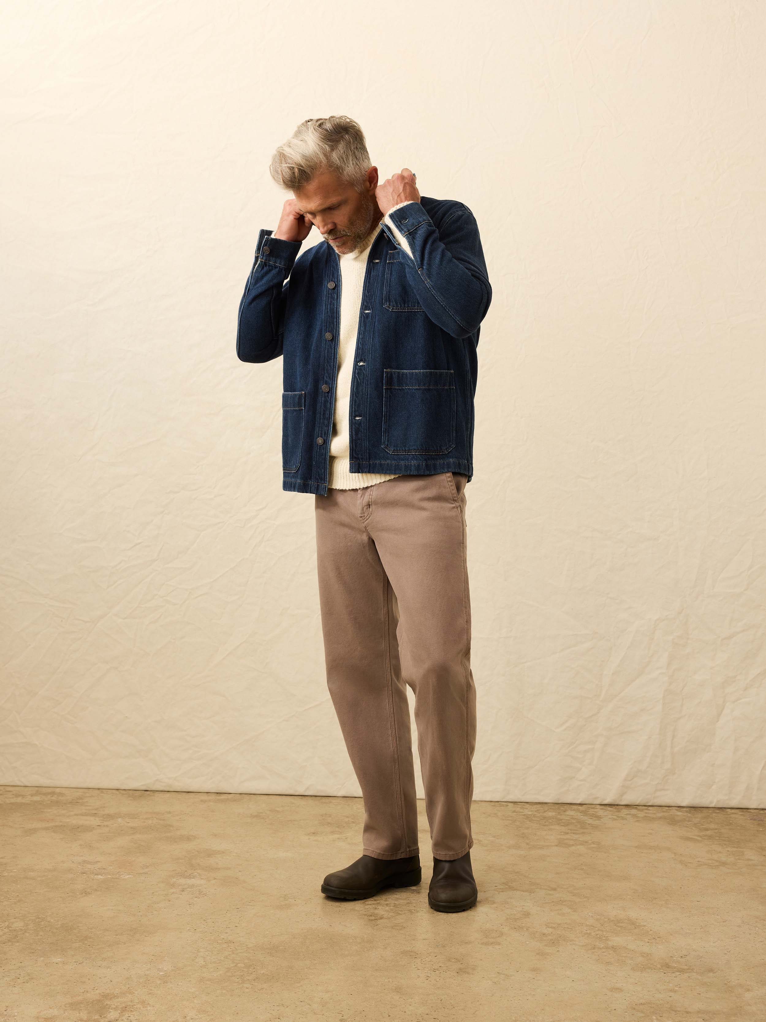 High Ridge Twill Studio Jacket - Unisex - Tidewater Wash