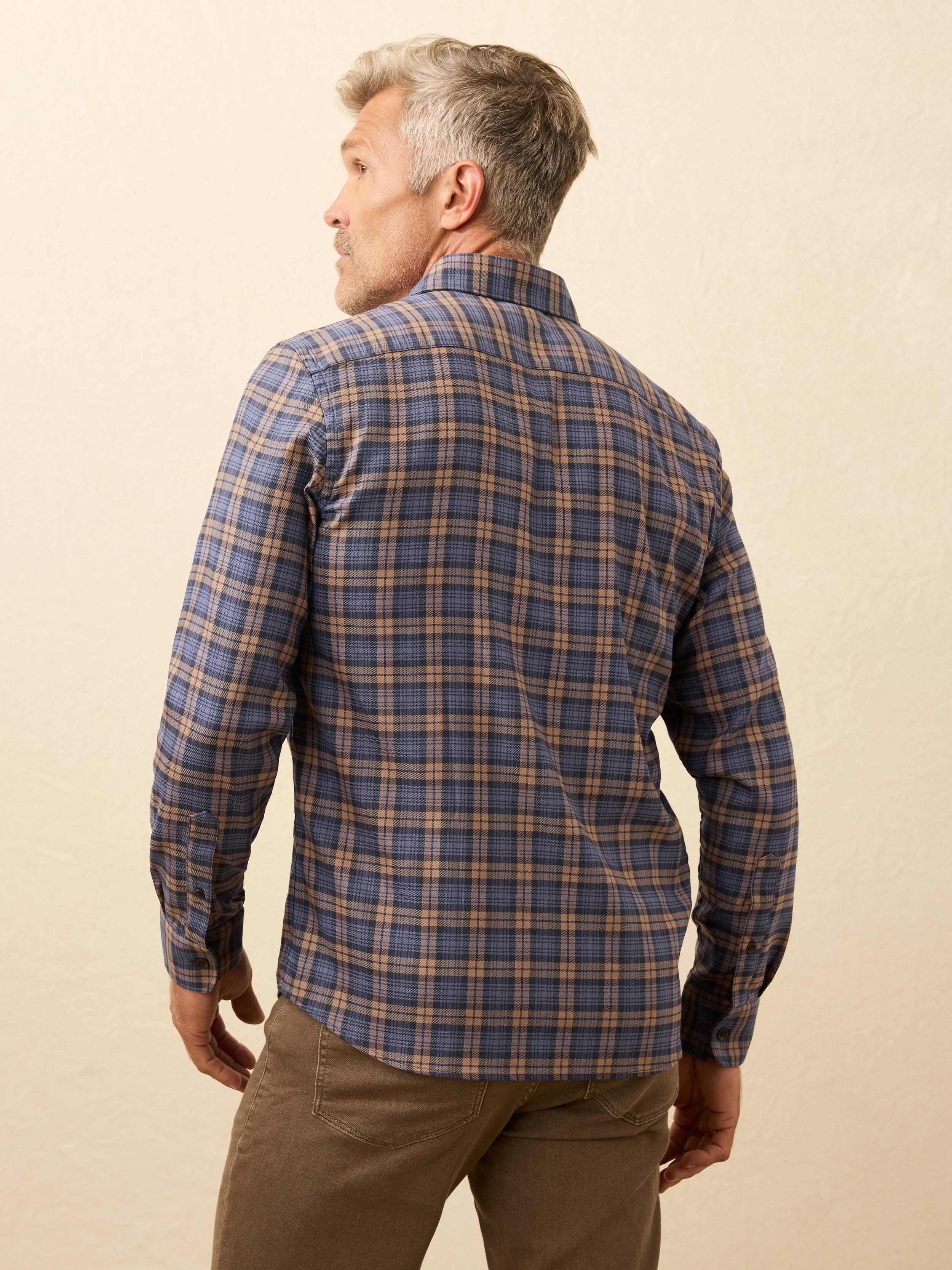 Soft Twill Movement Shirt - Walnut Dusk Plaid