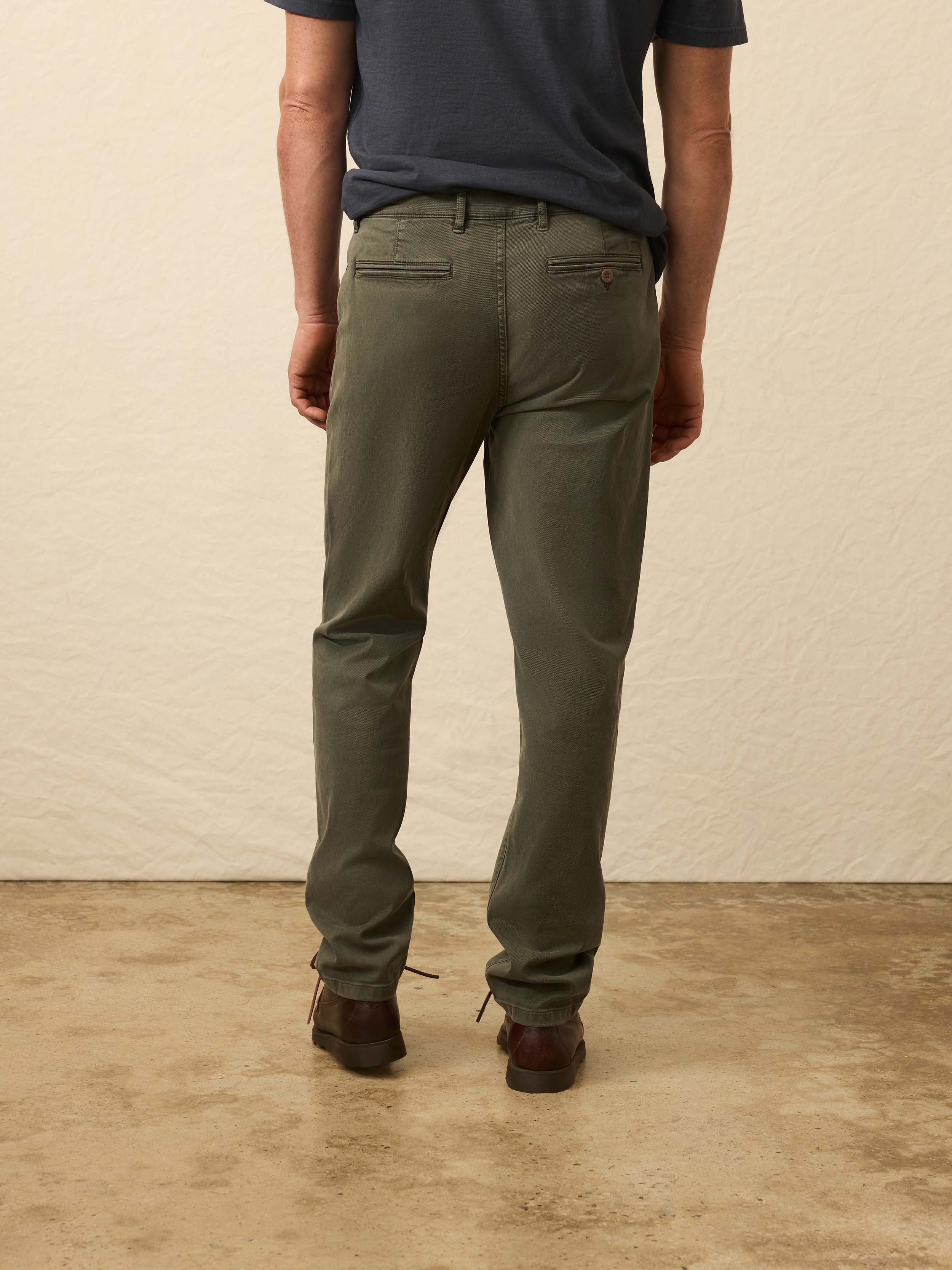 Coastline Stretch Chino - Fall Evergreen