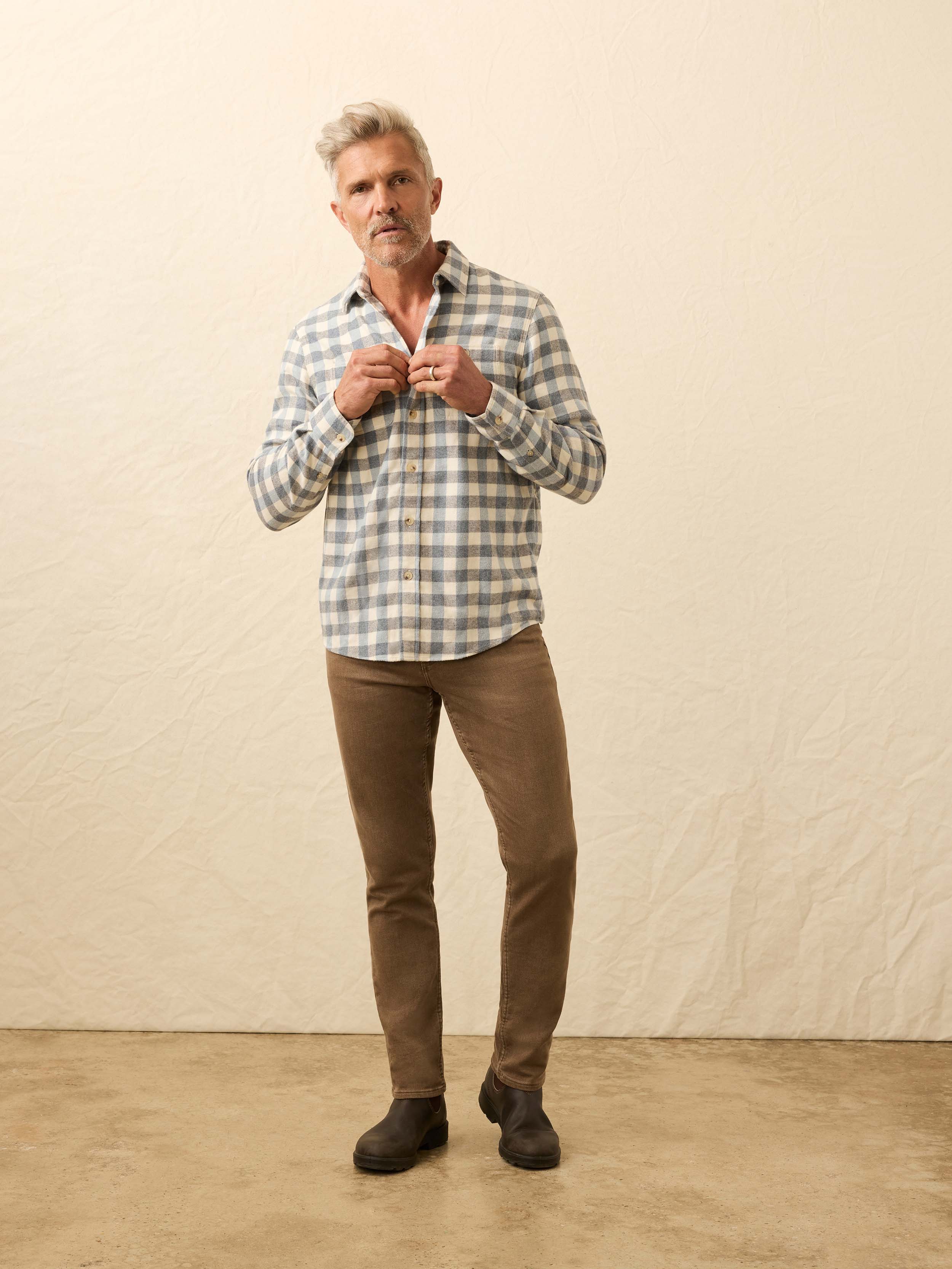 Heirloom Portuguese Flannel Shirt- Samarra Beach Buffalo