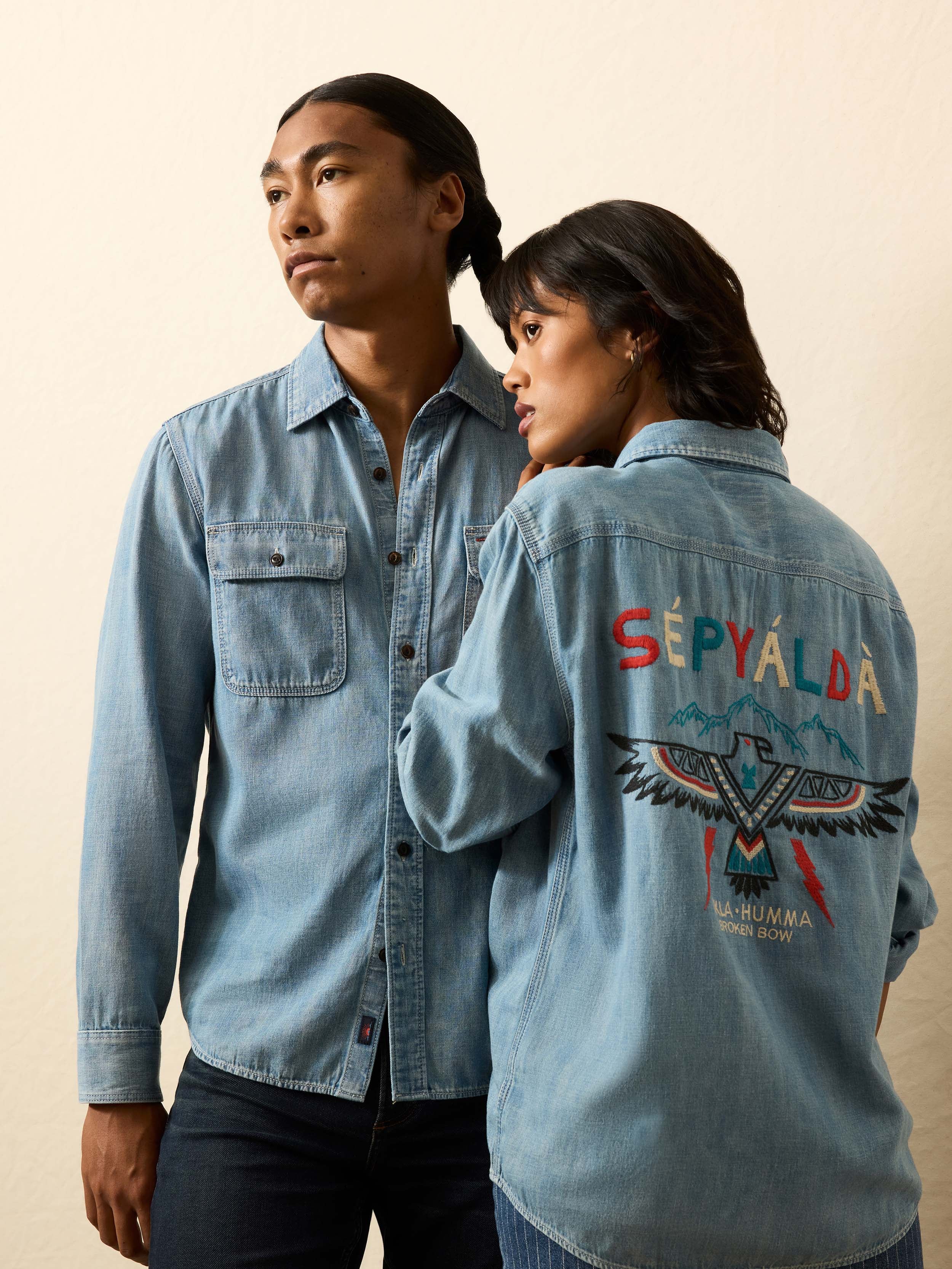 Steven Paul Judd Thunderbird Denim Workshirt - Rainy Mountain Wash