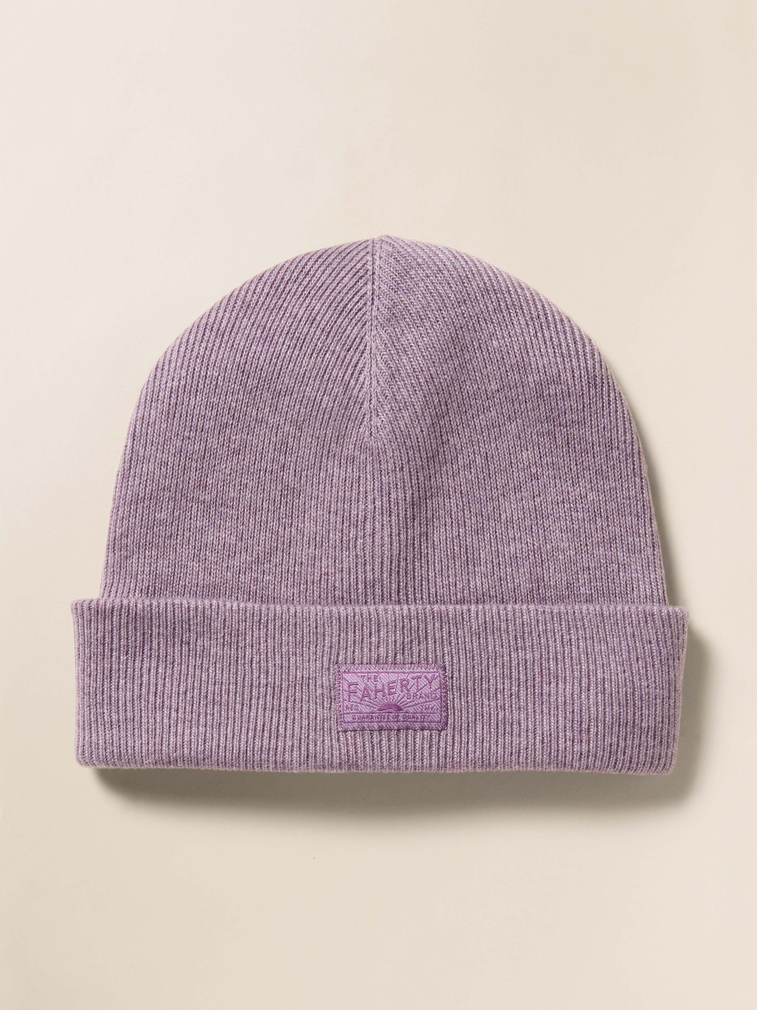 Faherty Essential Beanie - Vintage Violet
