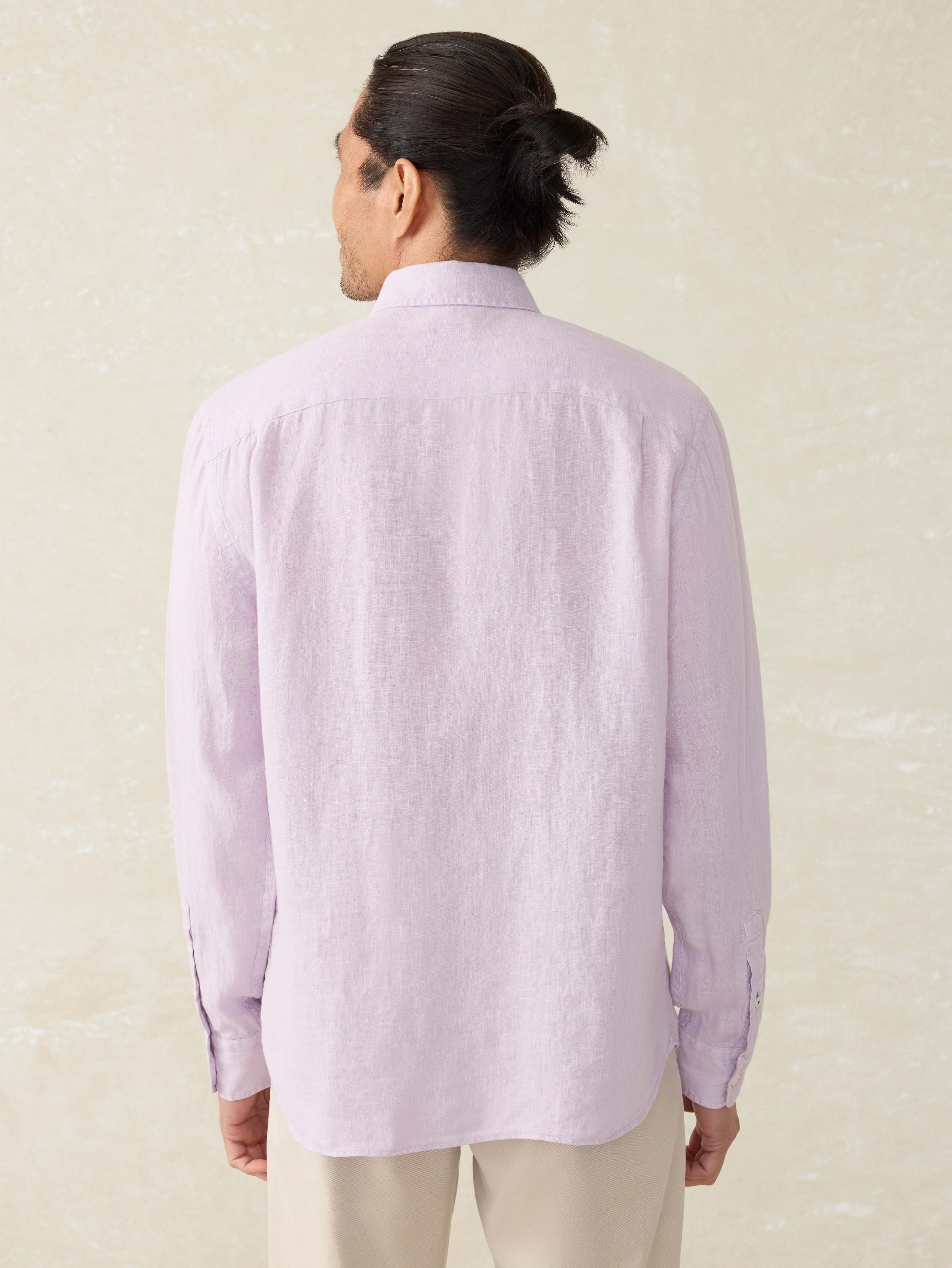 Laguna Linen Shirt - Wisteria