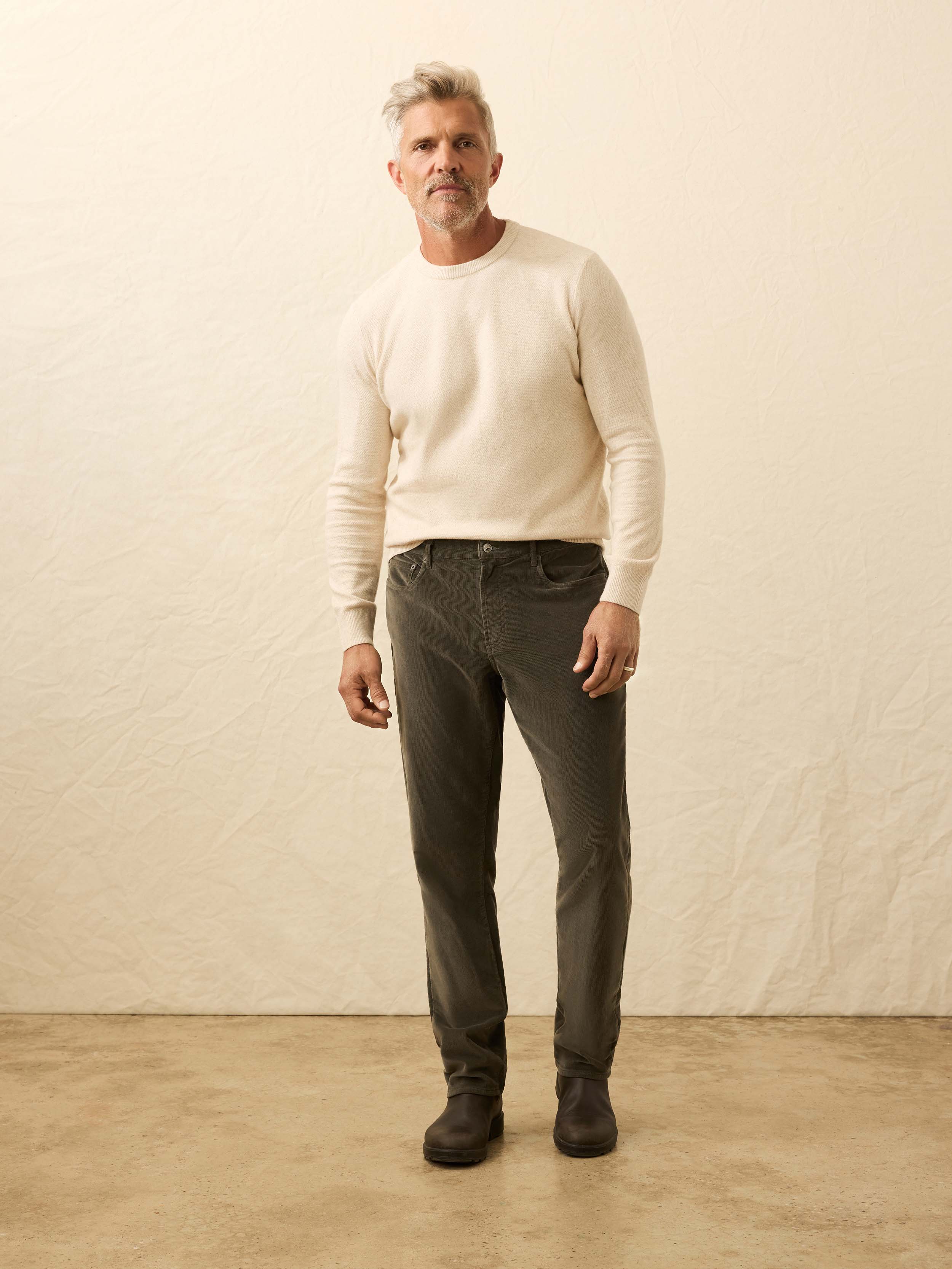 Stretch Terry Corduroy 5-Pocket Pant - Mountain Forest