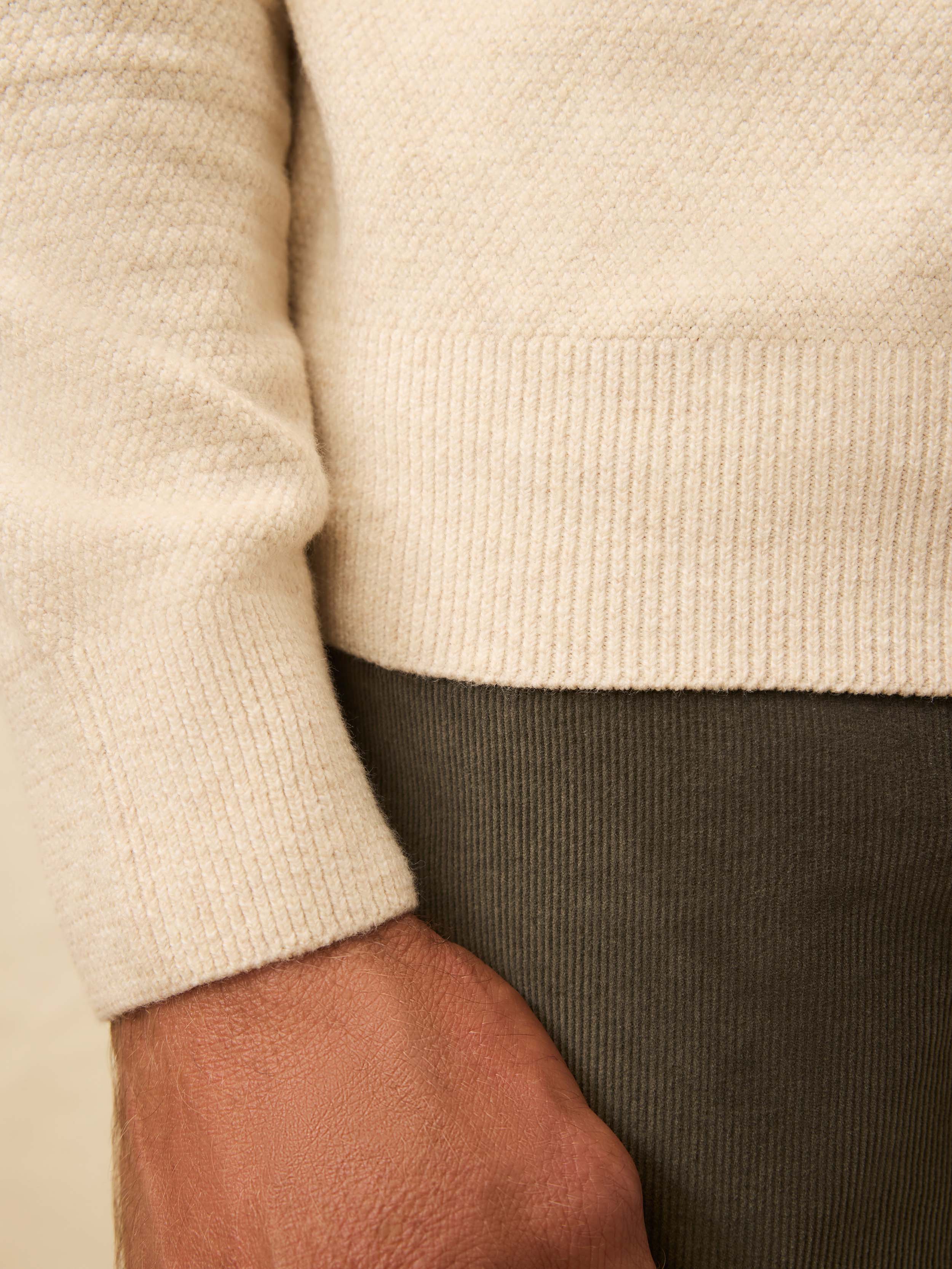 Jackson Crew Sweater - Ivory Sky Feeder