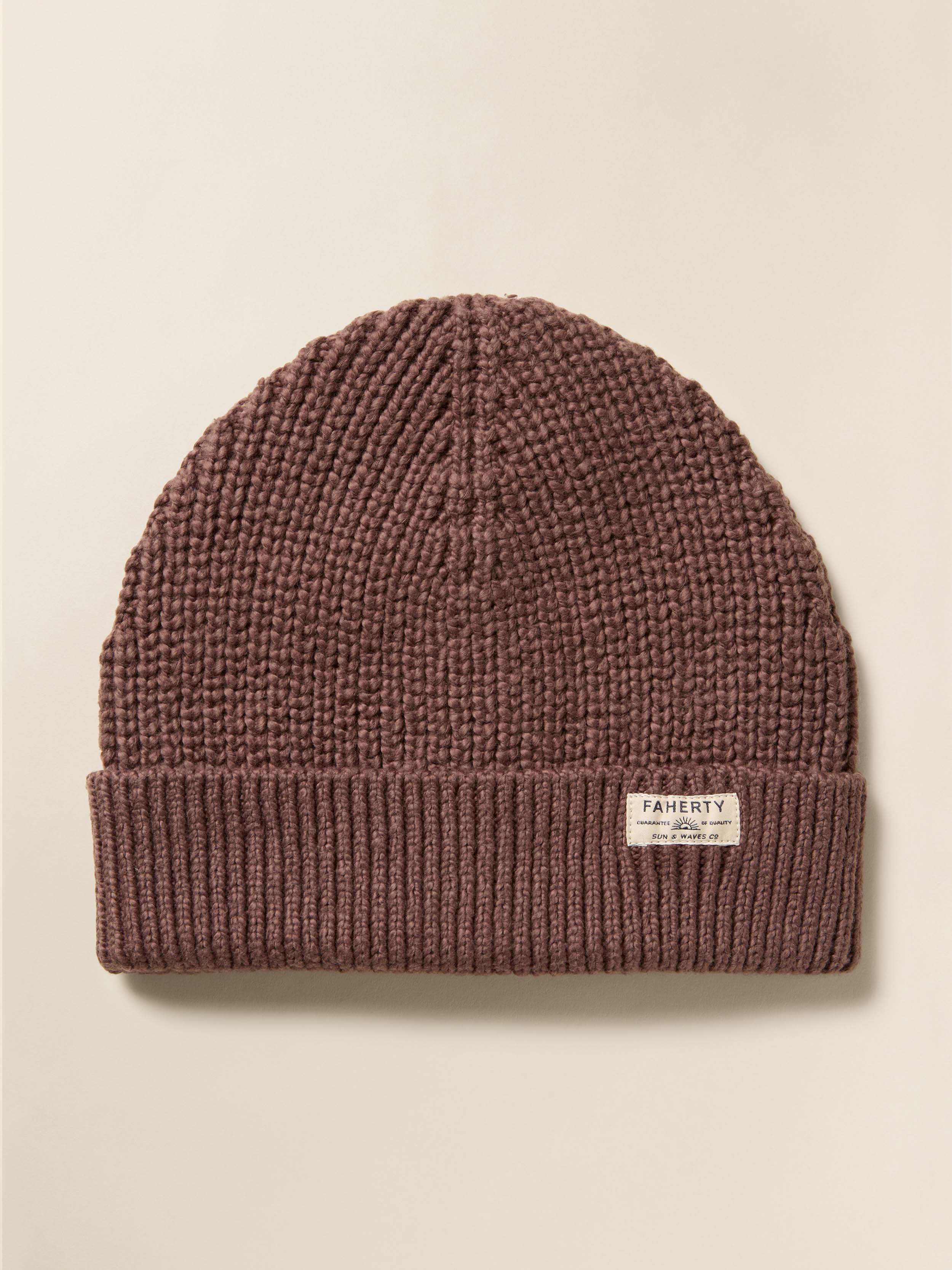 Heirloom Cotton Beanie - Brown