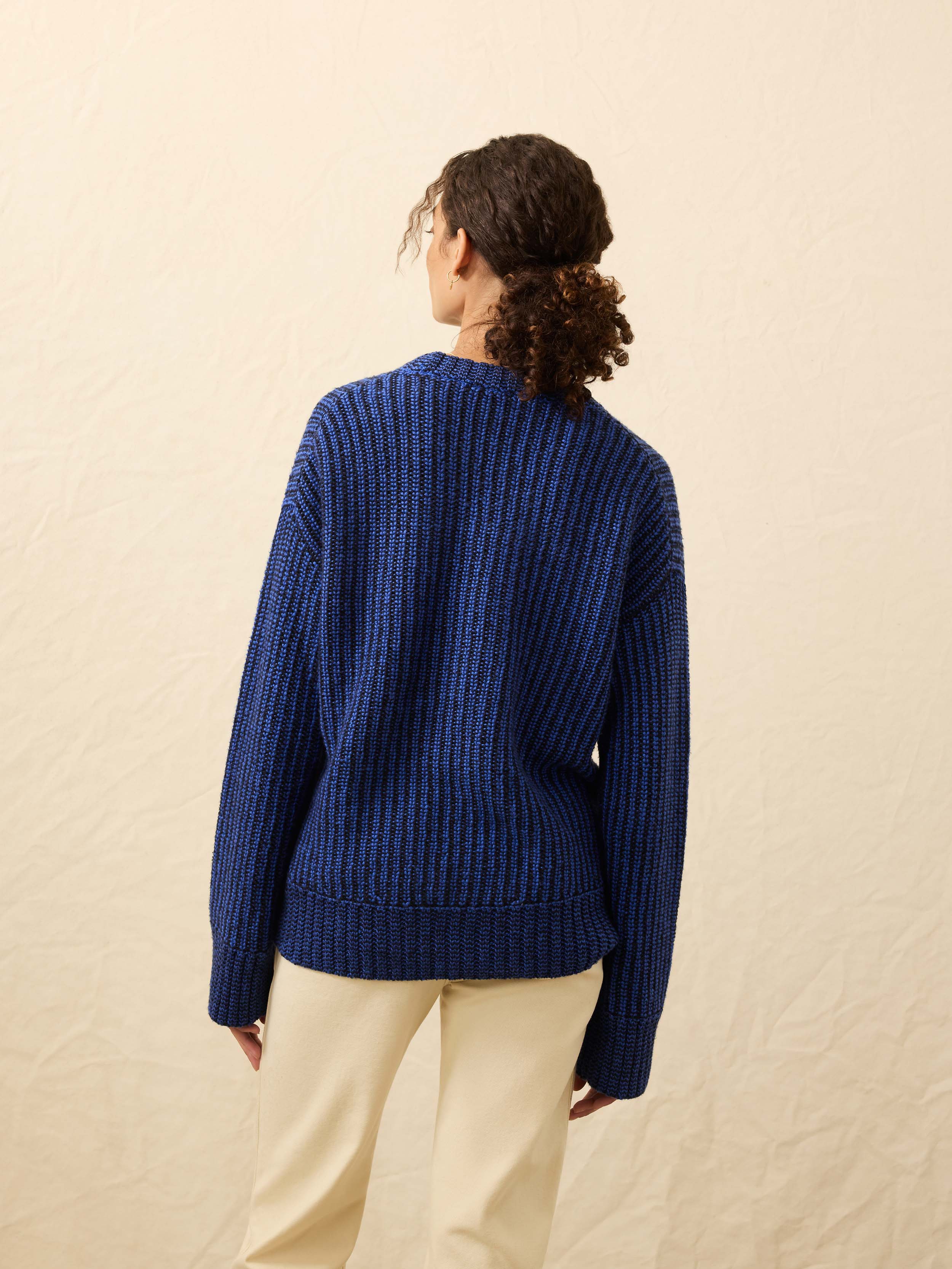 Heirloom Cotton Relaxed Crew - Snorkel Stripe