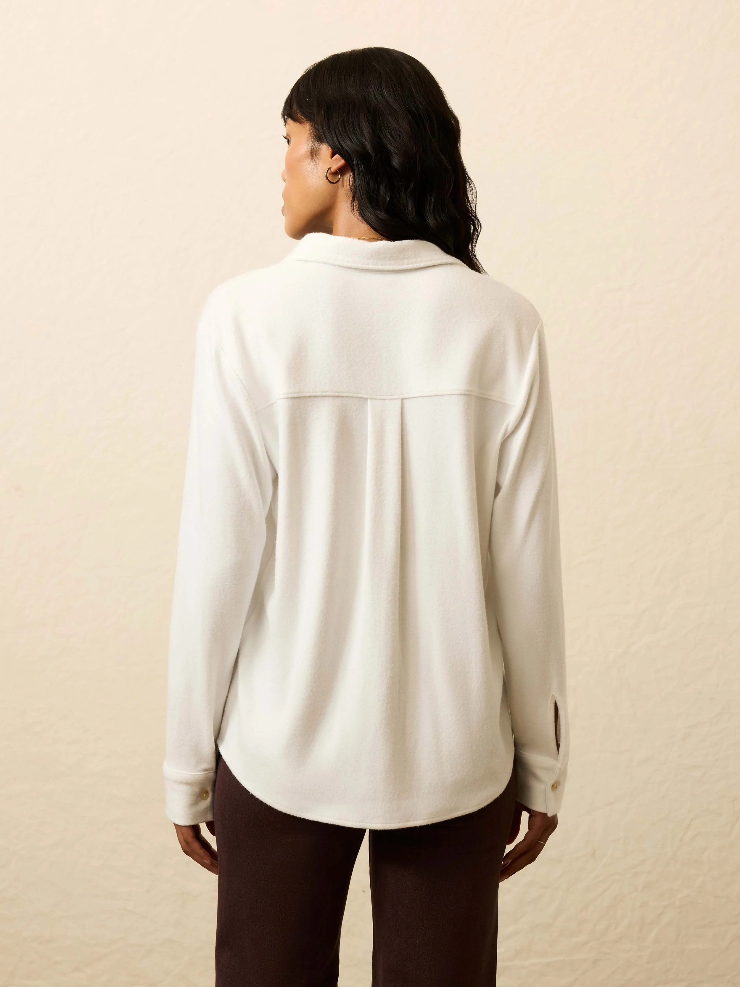 Legend™ Classic Sweater Shirt - Pure White Twill
