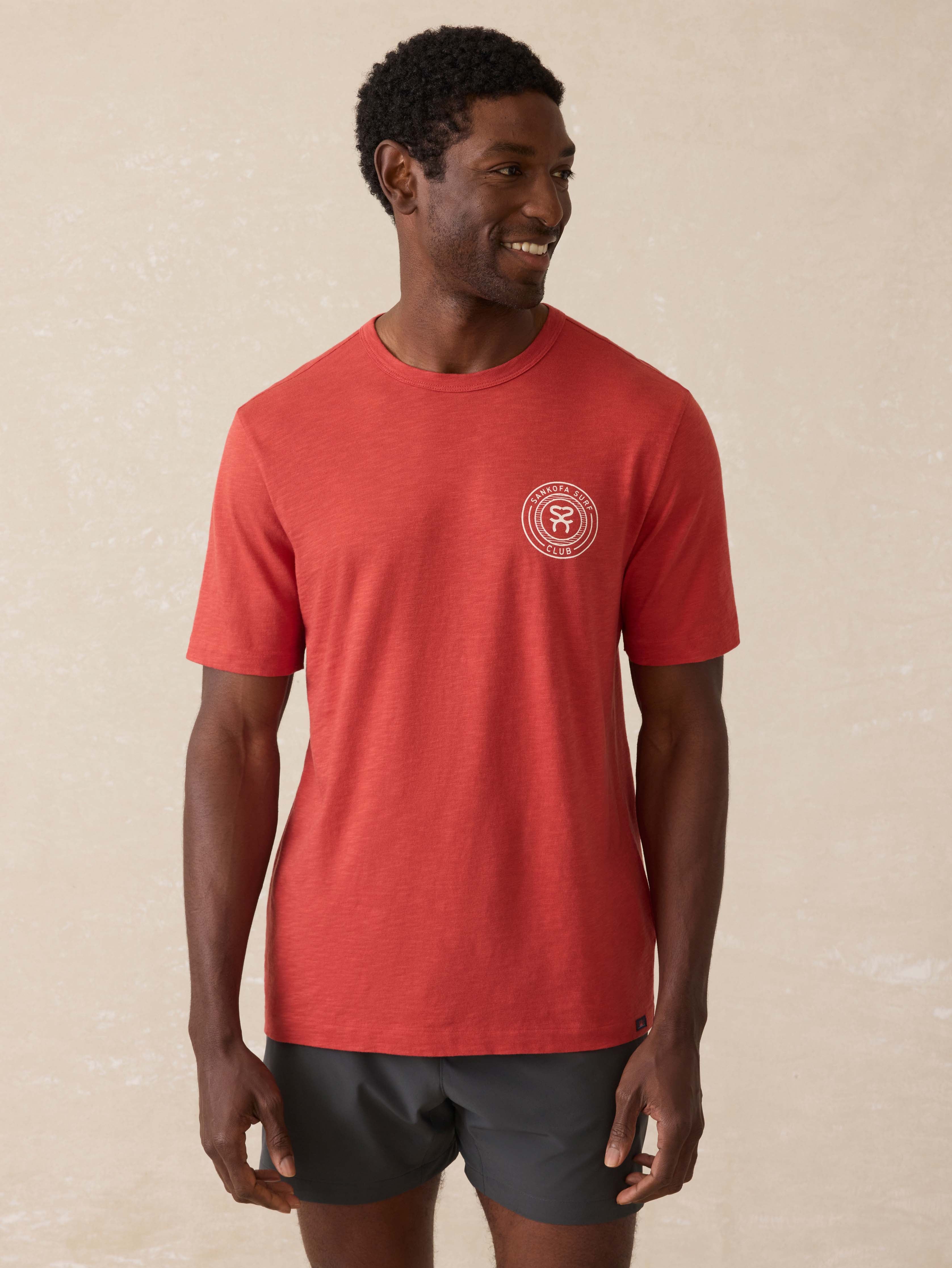Surf Ghana Short Sleeve Logo Graphic Tee - Cavern Clay