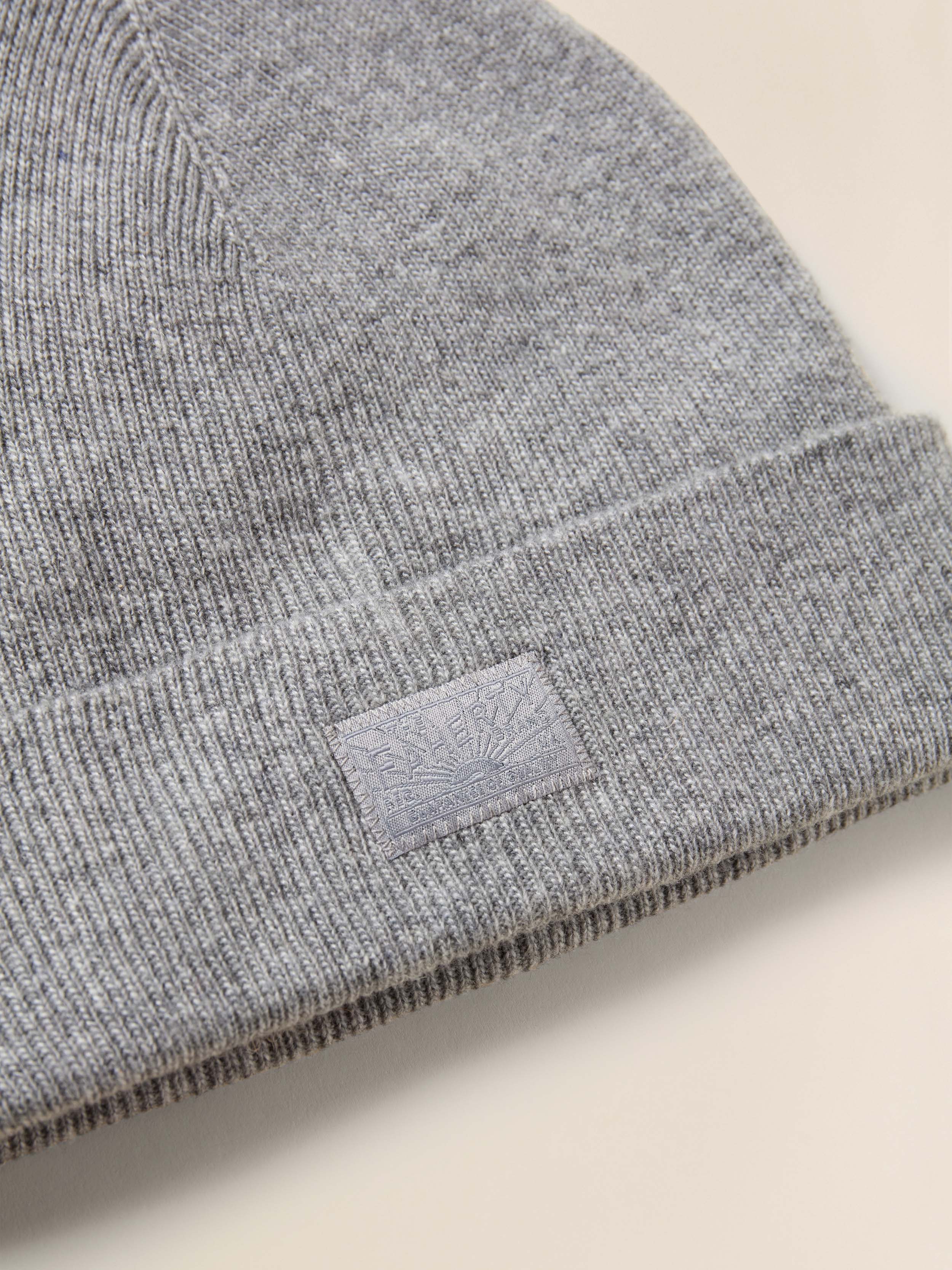 Faherty Essential Beanie - Charcoal Heather