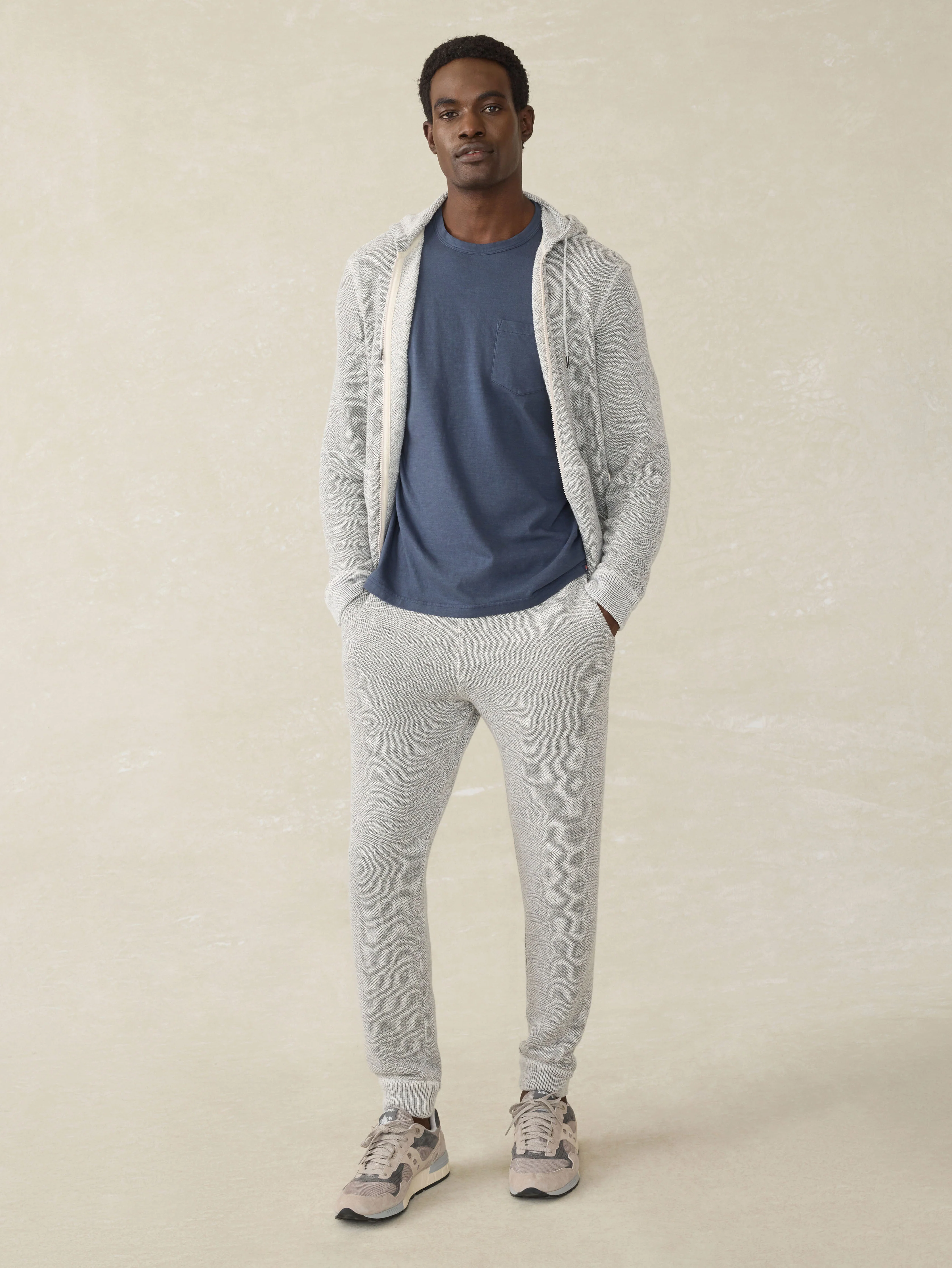 Whitewater Full Zip Hoodie - Grey Shell Loop