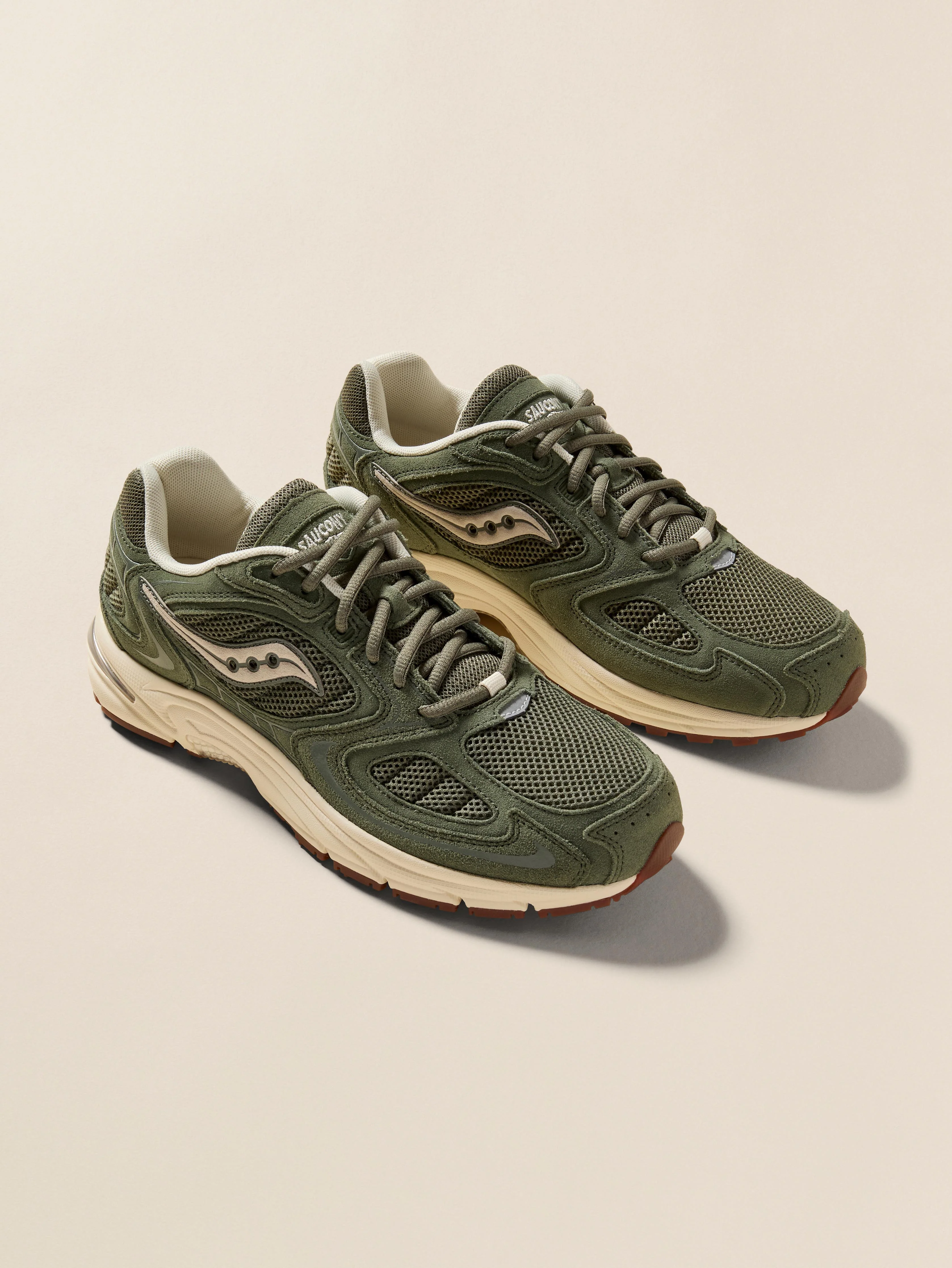 Saucony Grid Jazz 9 - Olive Off White