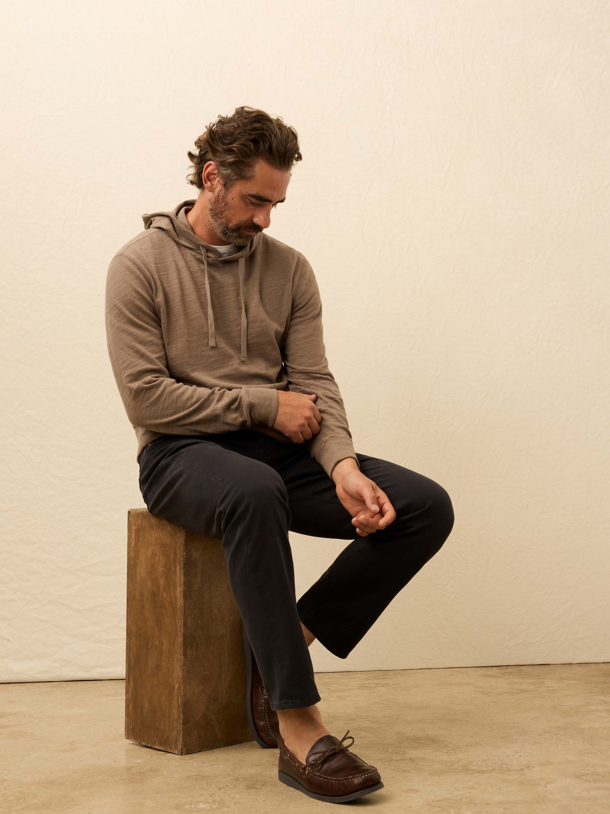 Sunwashed Midweight Organic Hoodie - Western Cedar