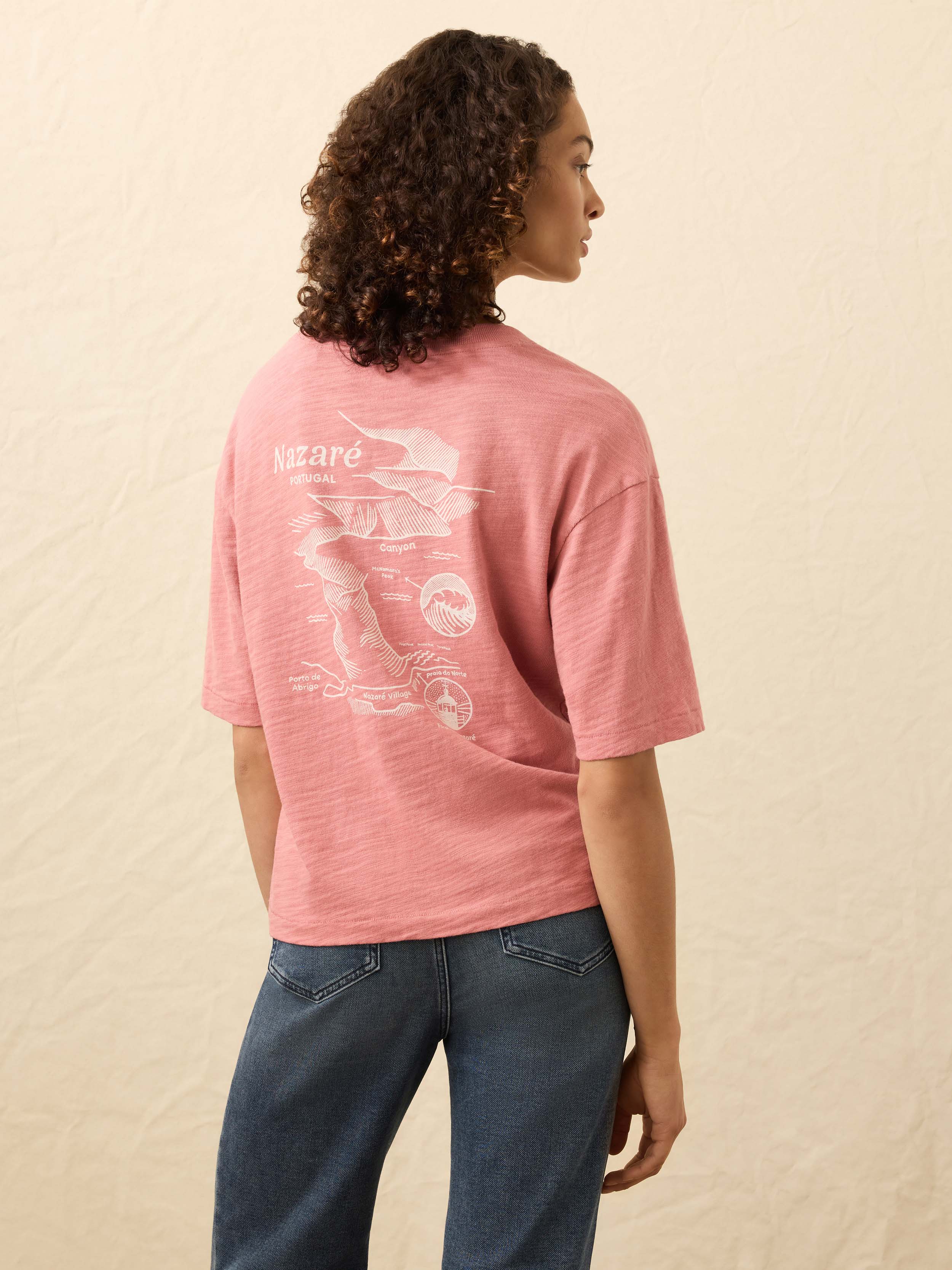 Sunwashed Slub Vintage Tee - Faded Flag