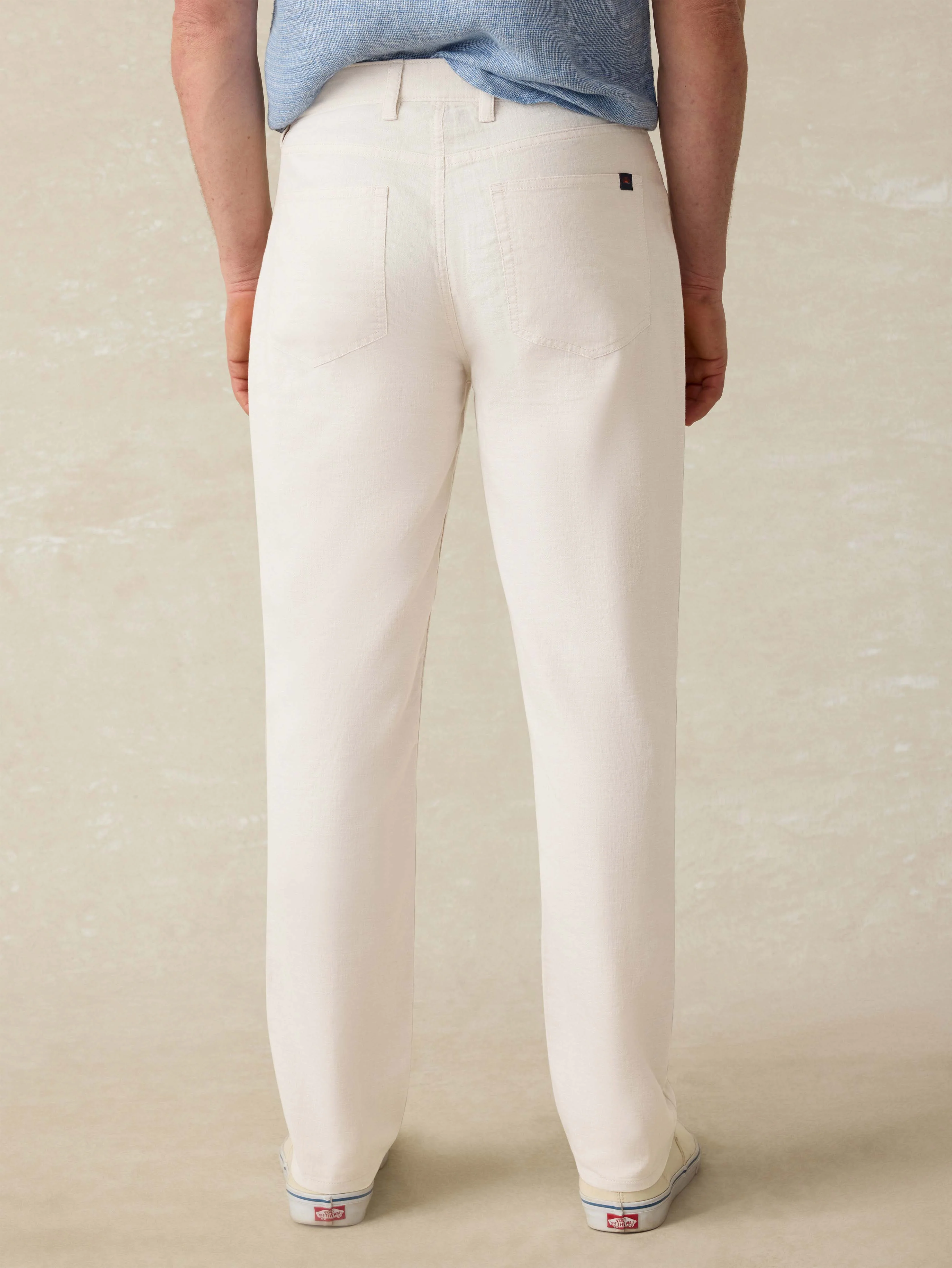 Movement™ Linen 5-Pocket Pant - Dorset Sand