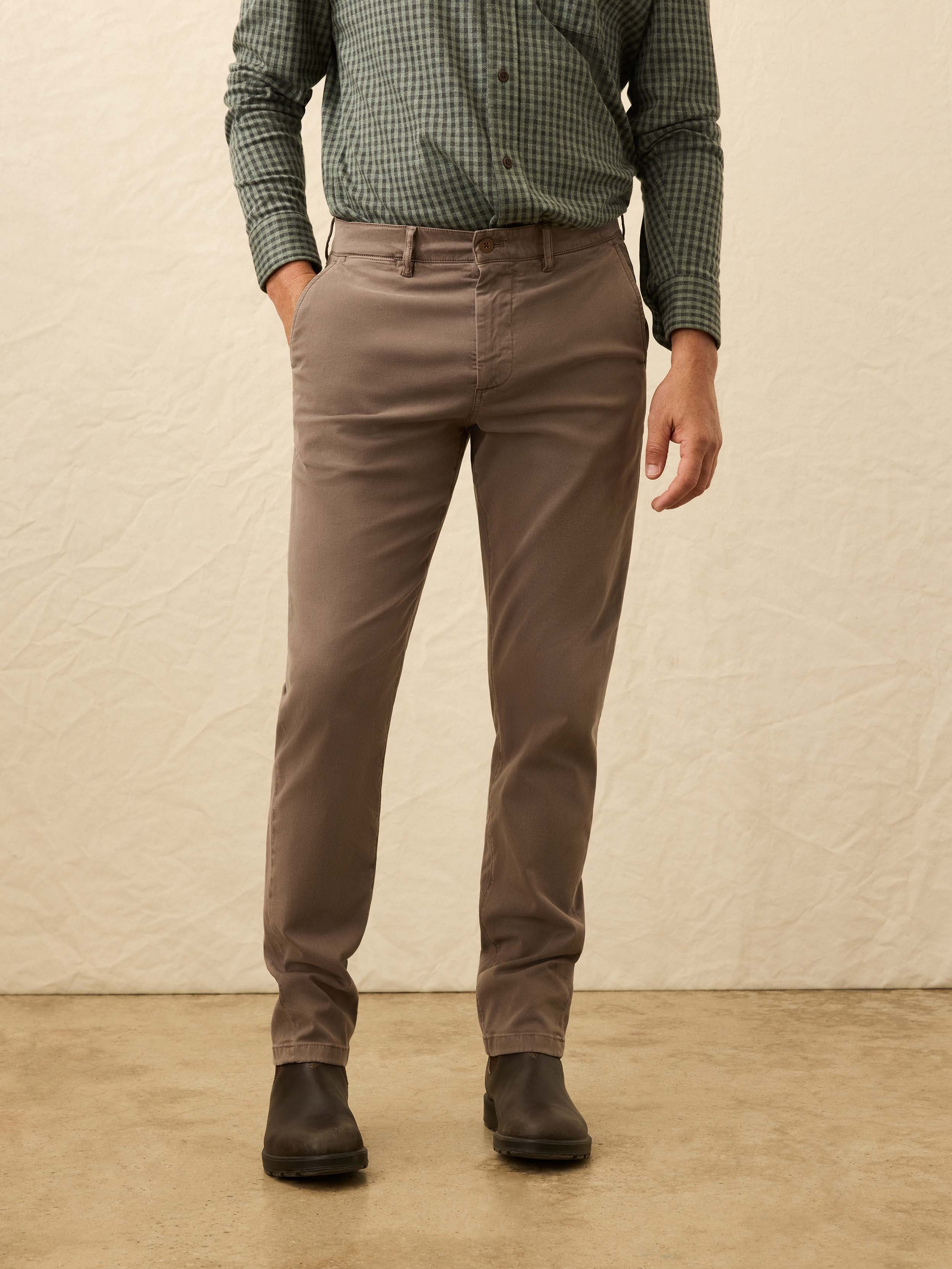 Coastline Stretch Chino - Alpine Brown