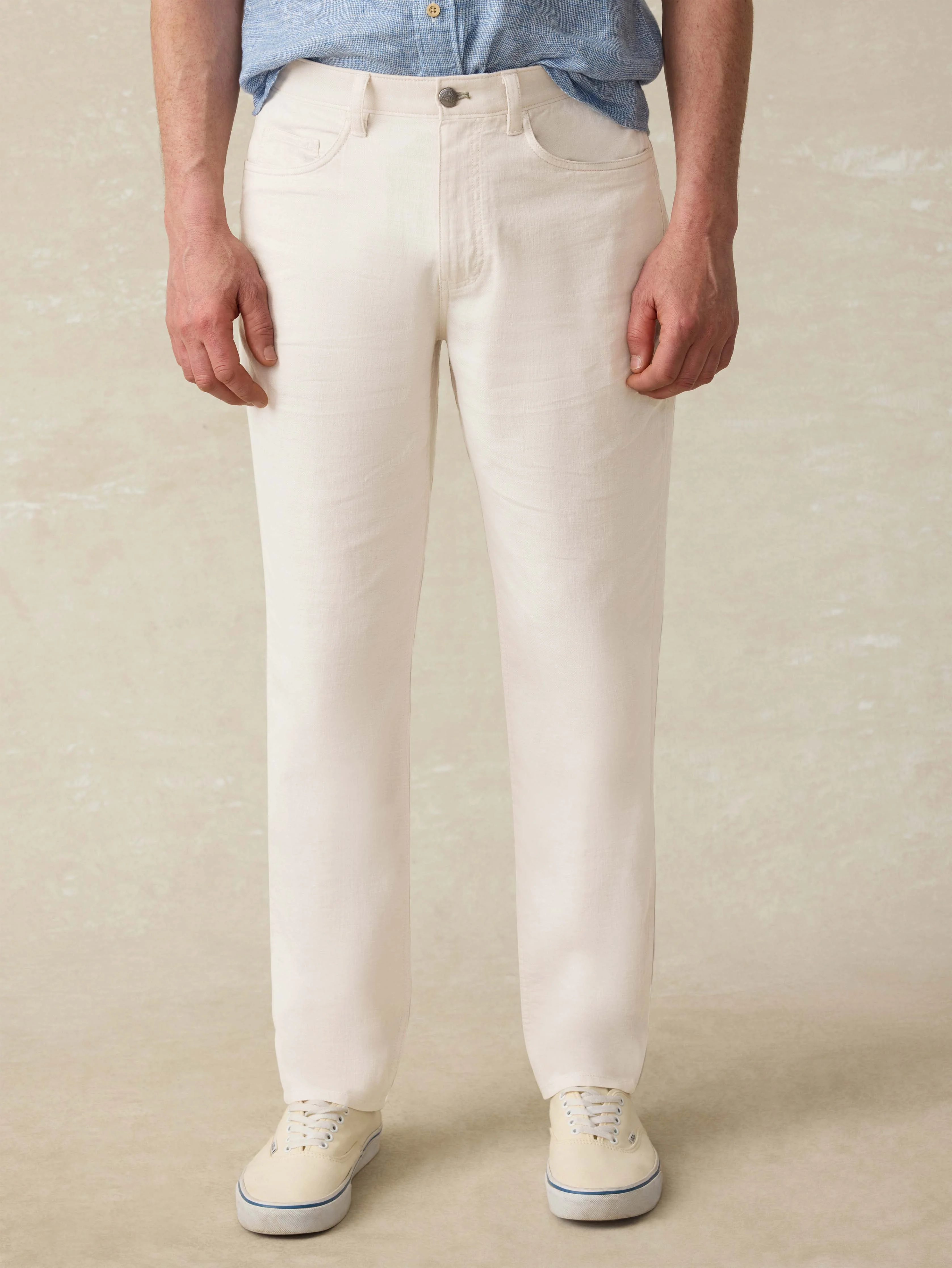 Movement™ Linen 5-Pocket Pant - Dorset Sand