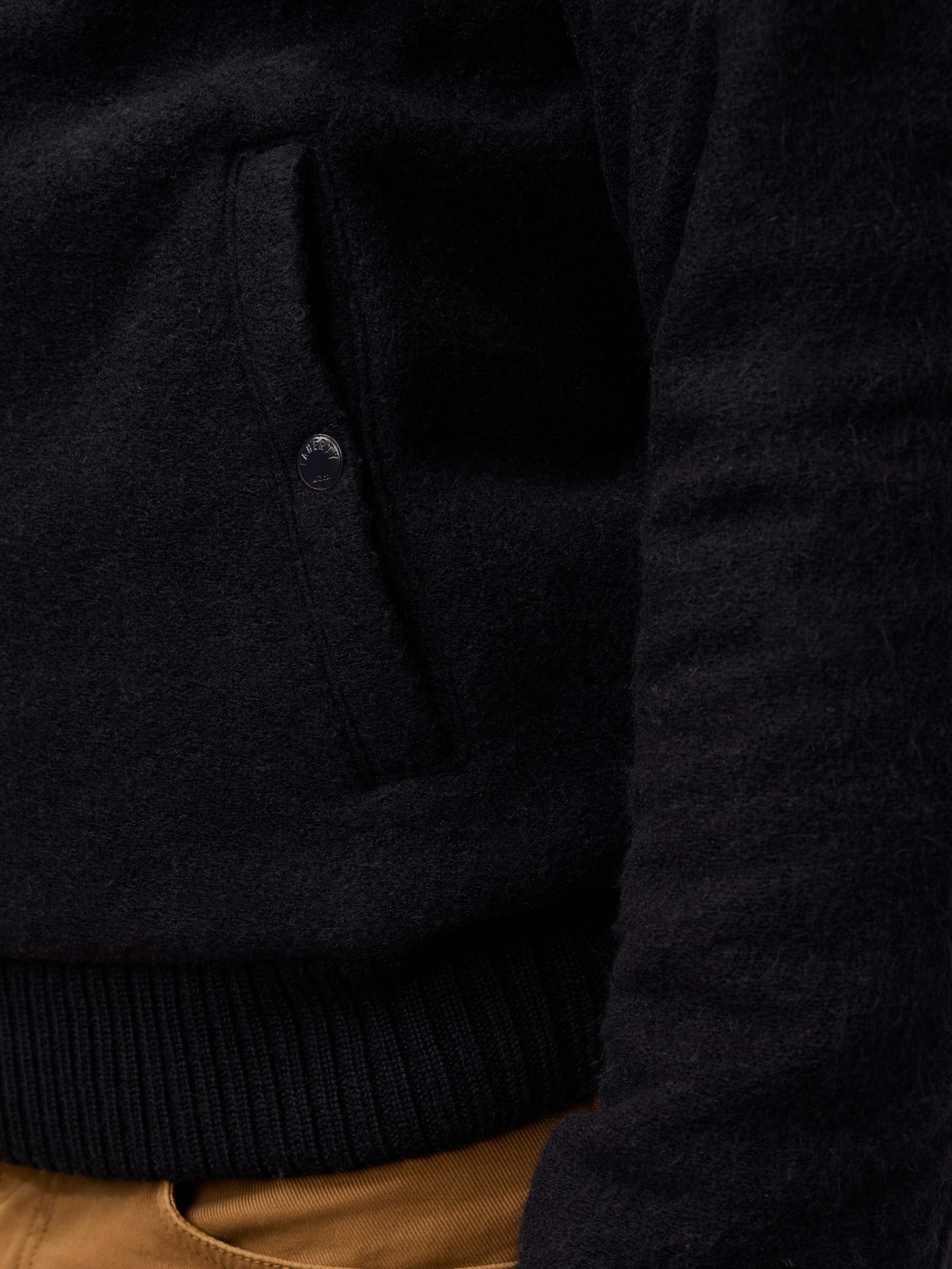 Range Fleece Lined Bomber - Navy Shadow Twill