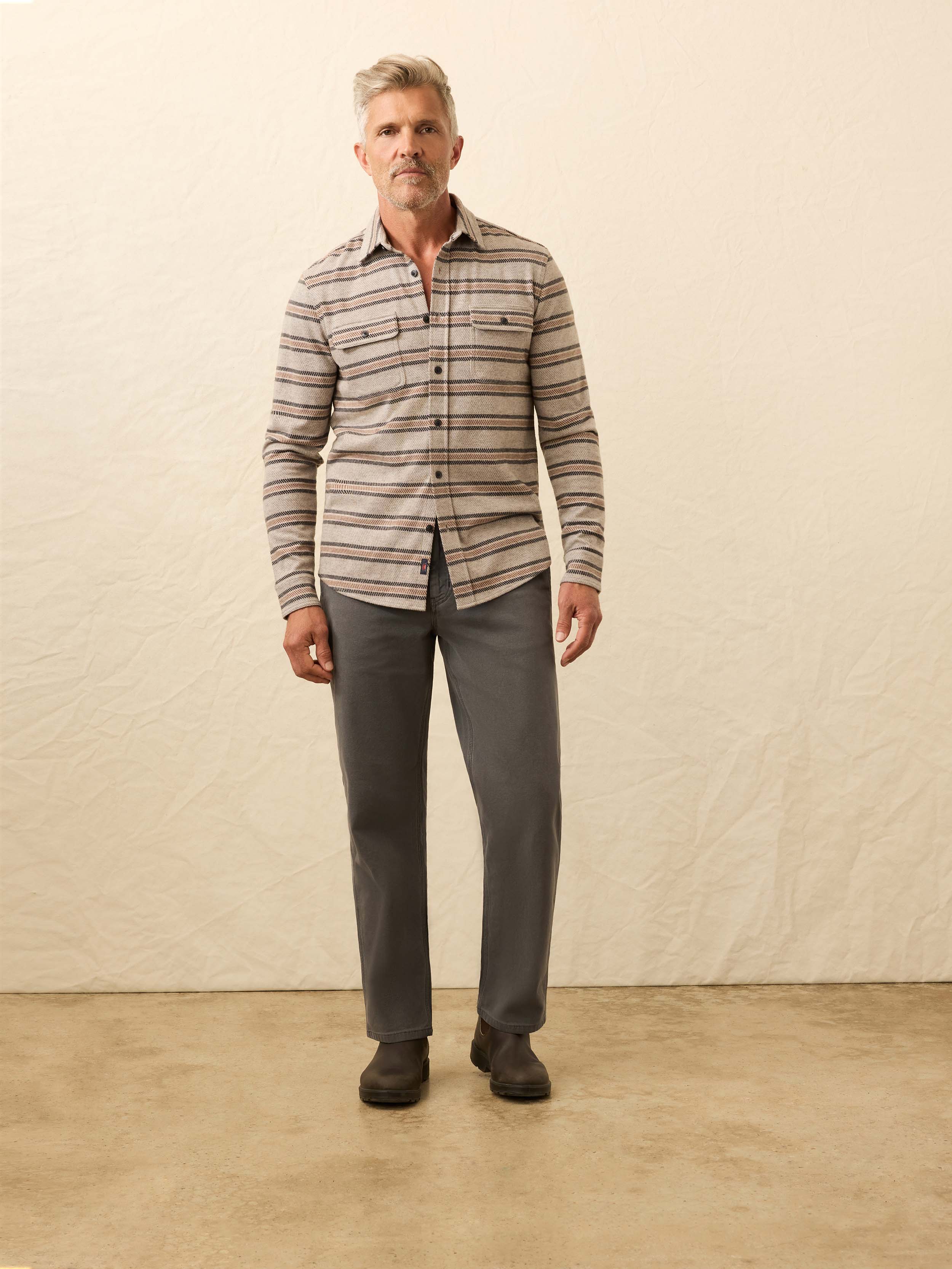 Legend™ Sweater Shirt - Rock Coast Stripe