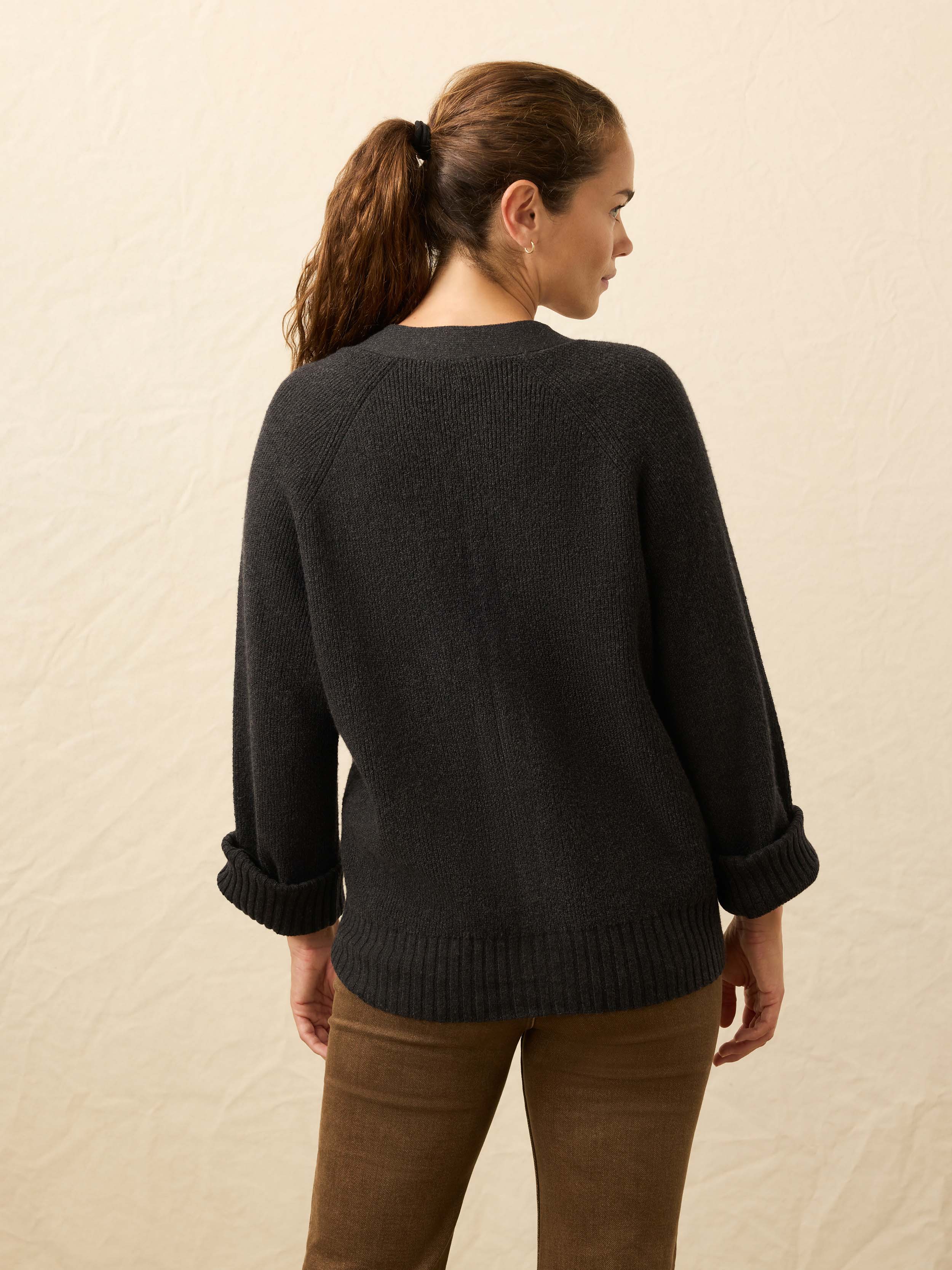 Jackson Cardigan - Charcoal Heather