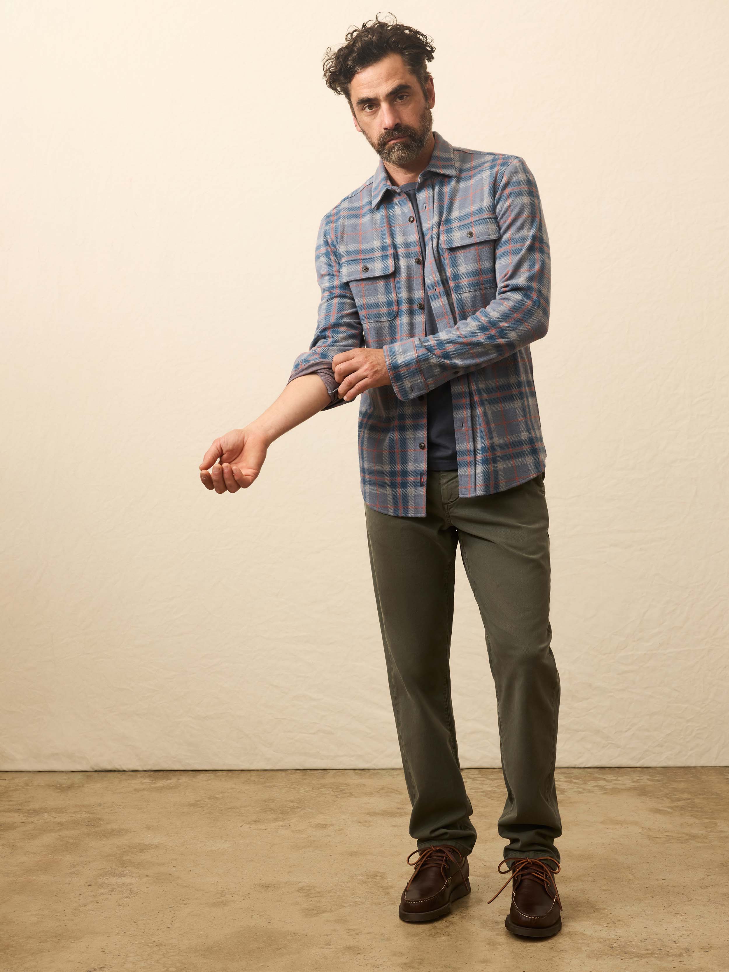 Coastline Stretch Chino - Fall Evergreen