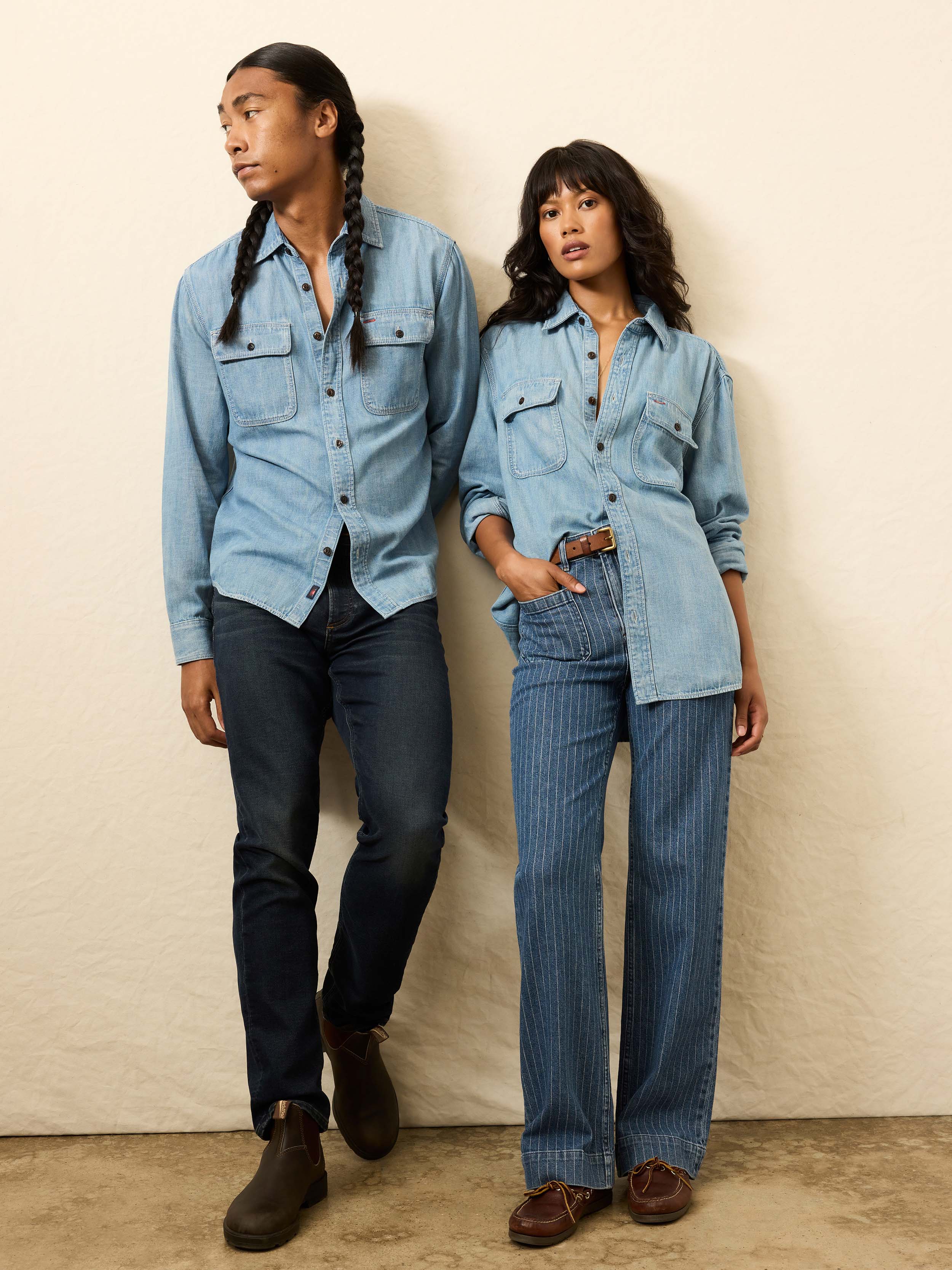 Steven Paul Judd Thunderbird Denim Workshirt - Rainy Mountain Wash