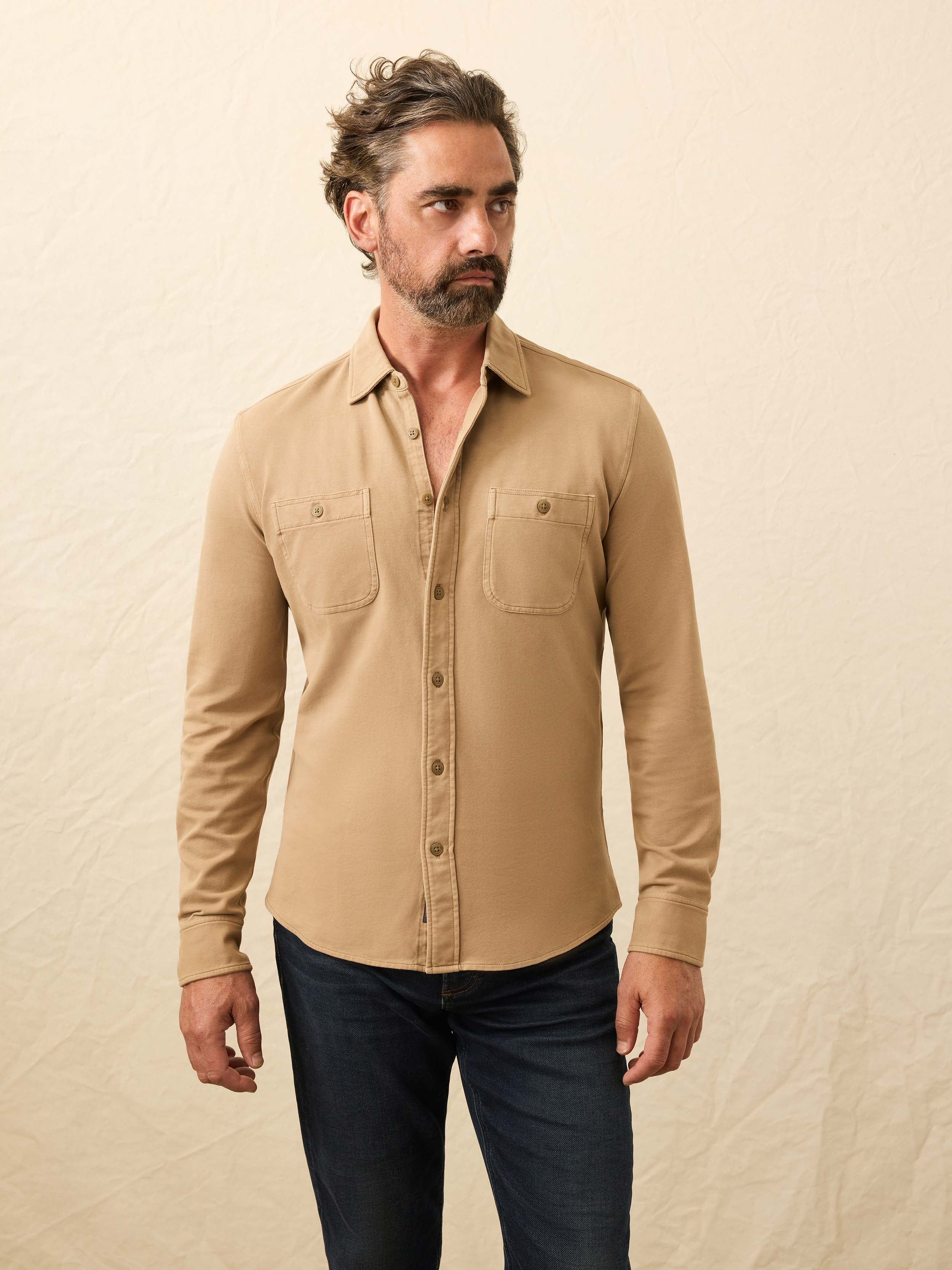 Field Knit Shirt - Walnut Branch