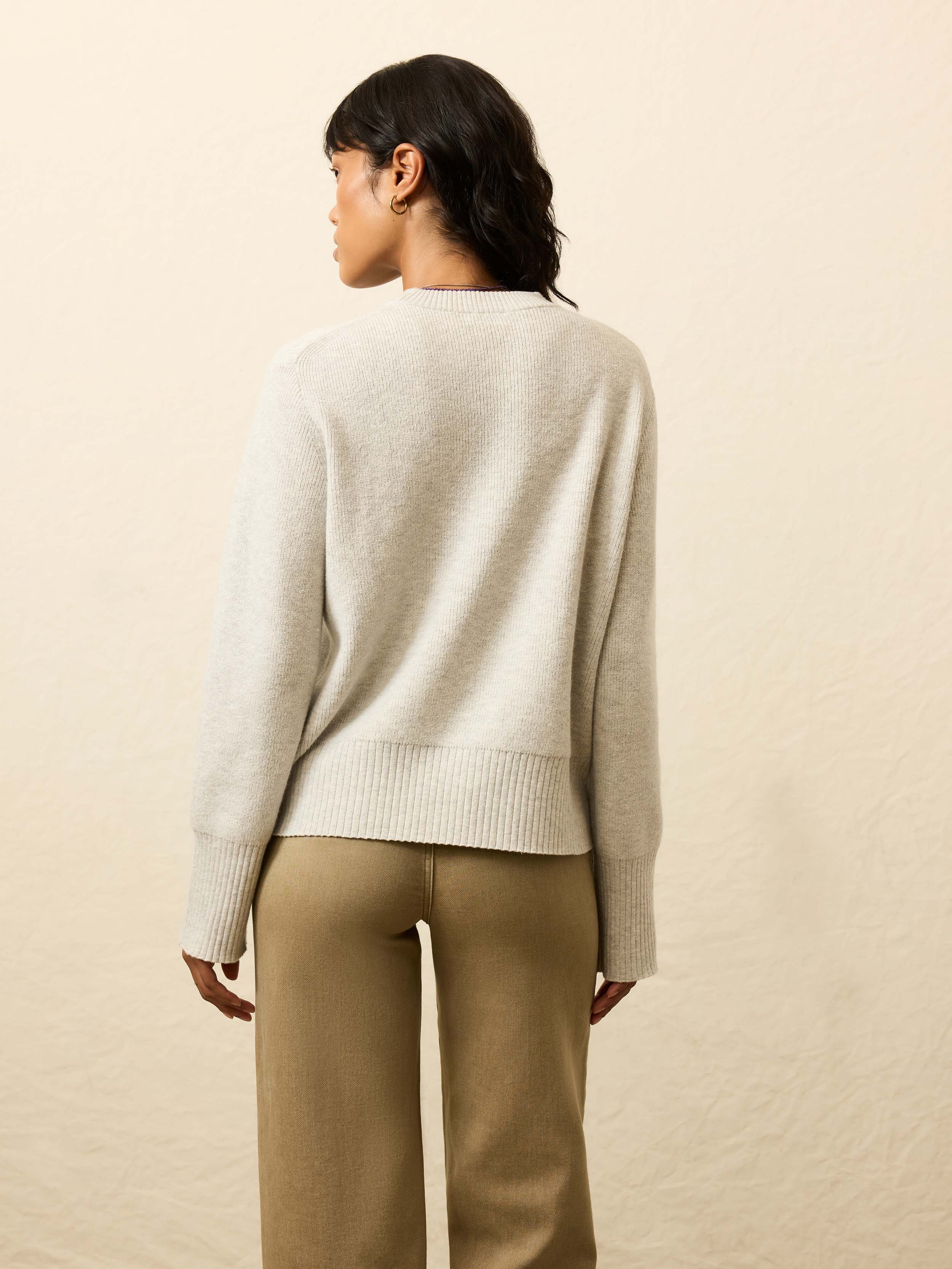 Jackson Crewneck Sweater - Ice Grey Heather