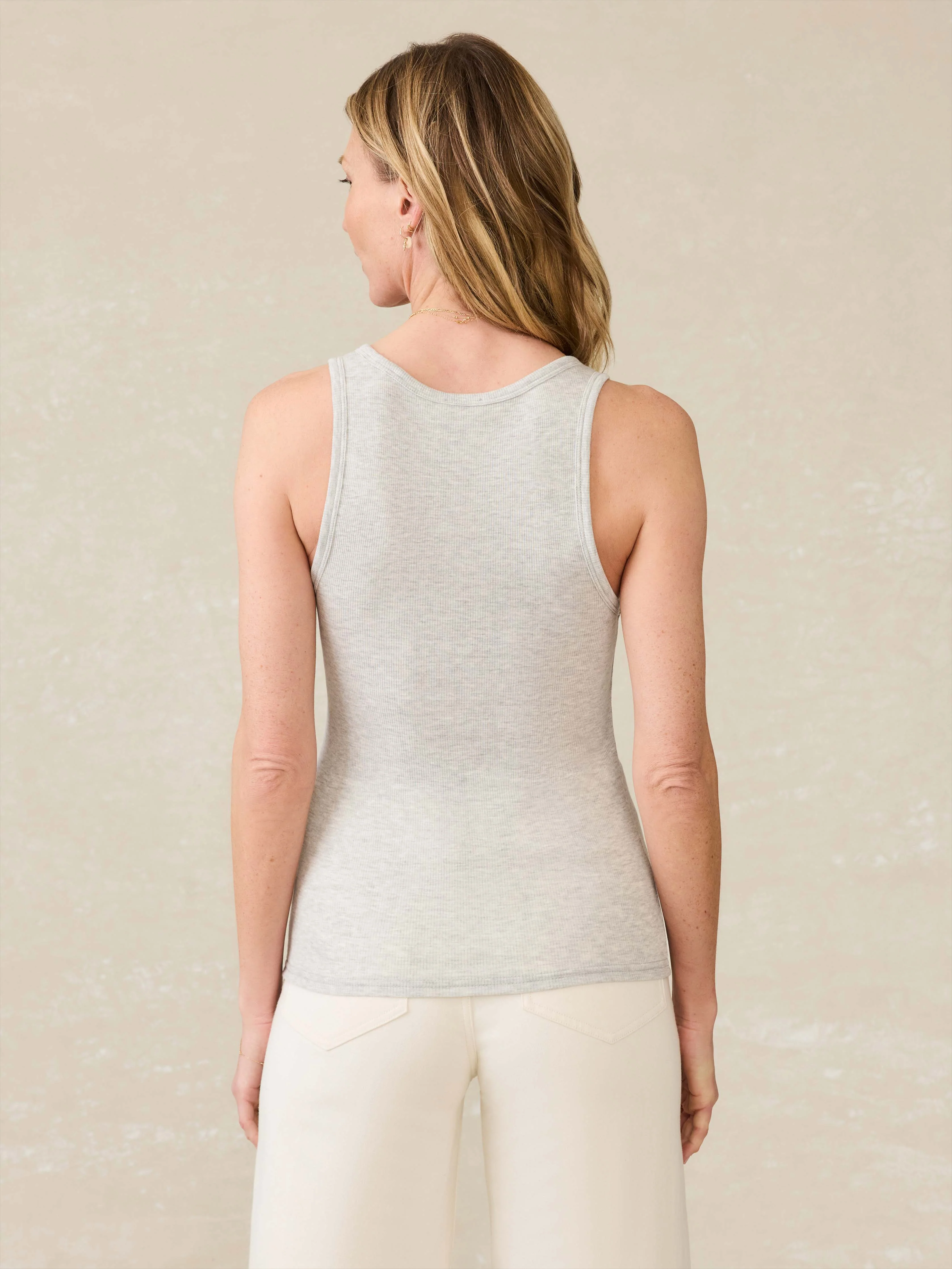 Featherweight Freestyle Tank - Light Grey Heather