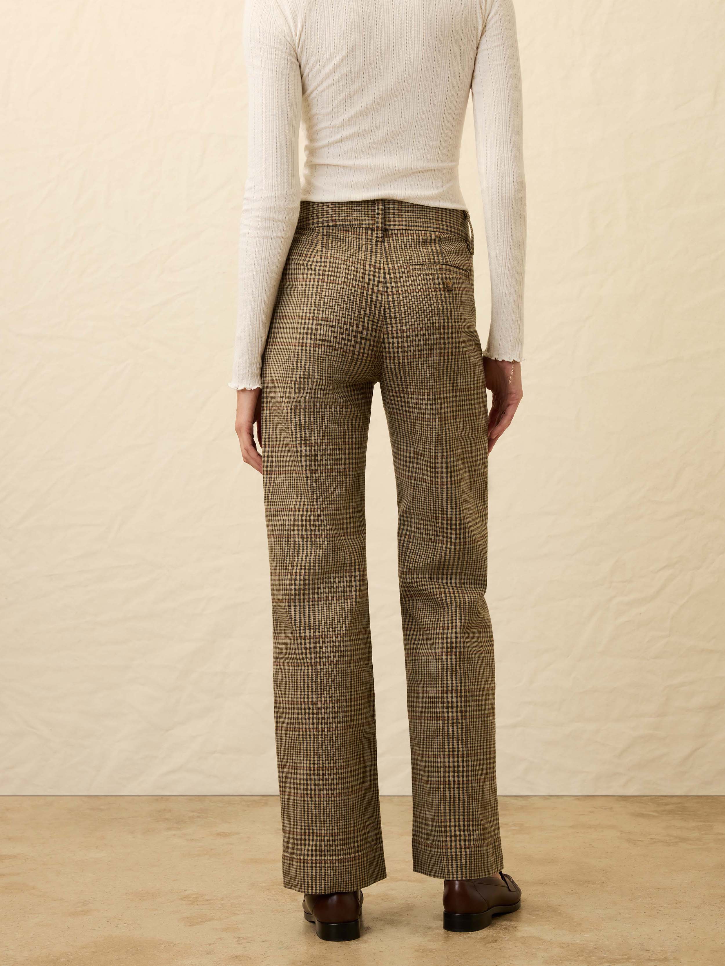 Twill Tide Slim Straight Pant - Wildwood Plaid