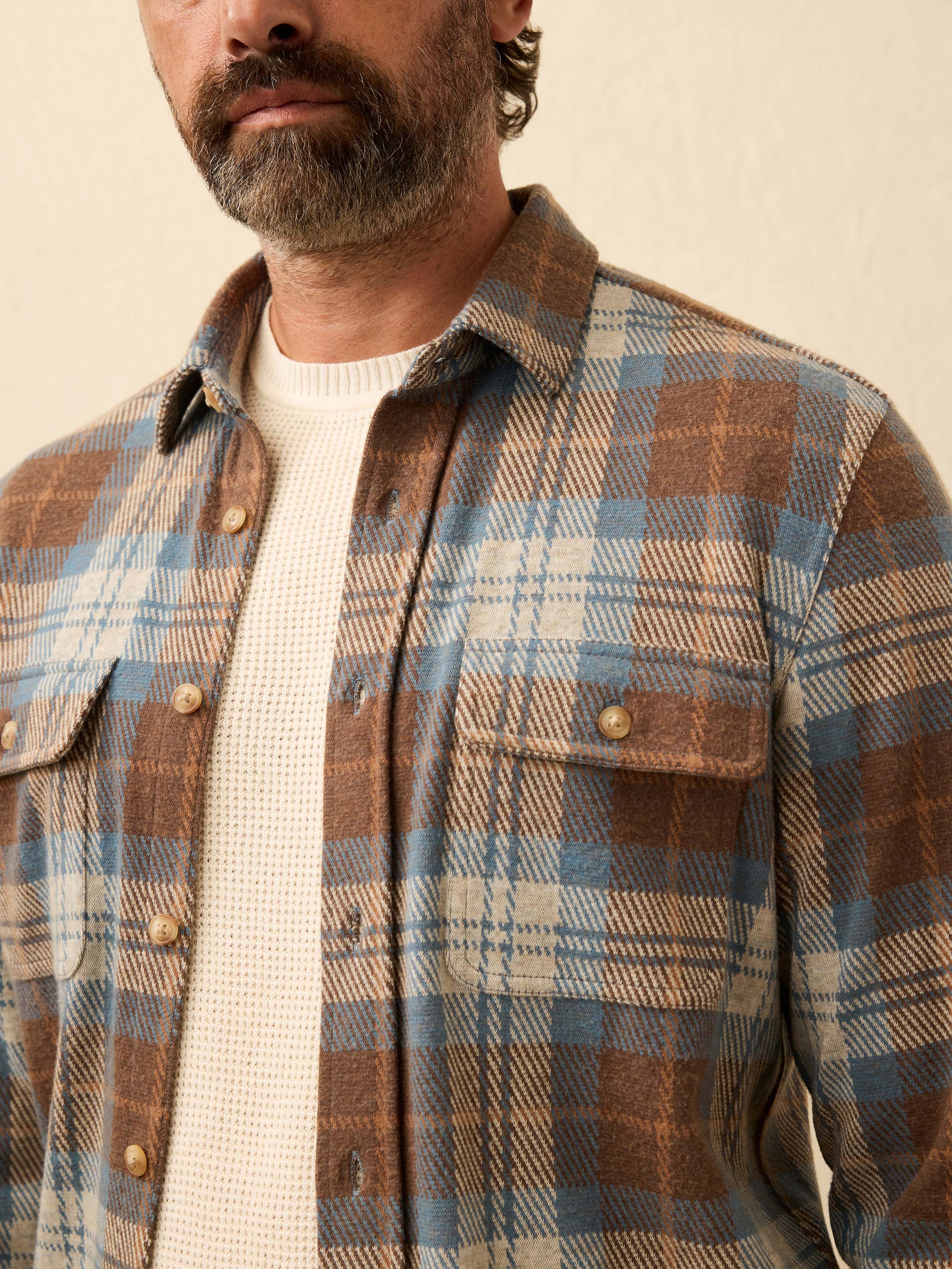Legend Sweater Shirt - Bear River Plaid