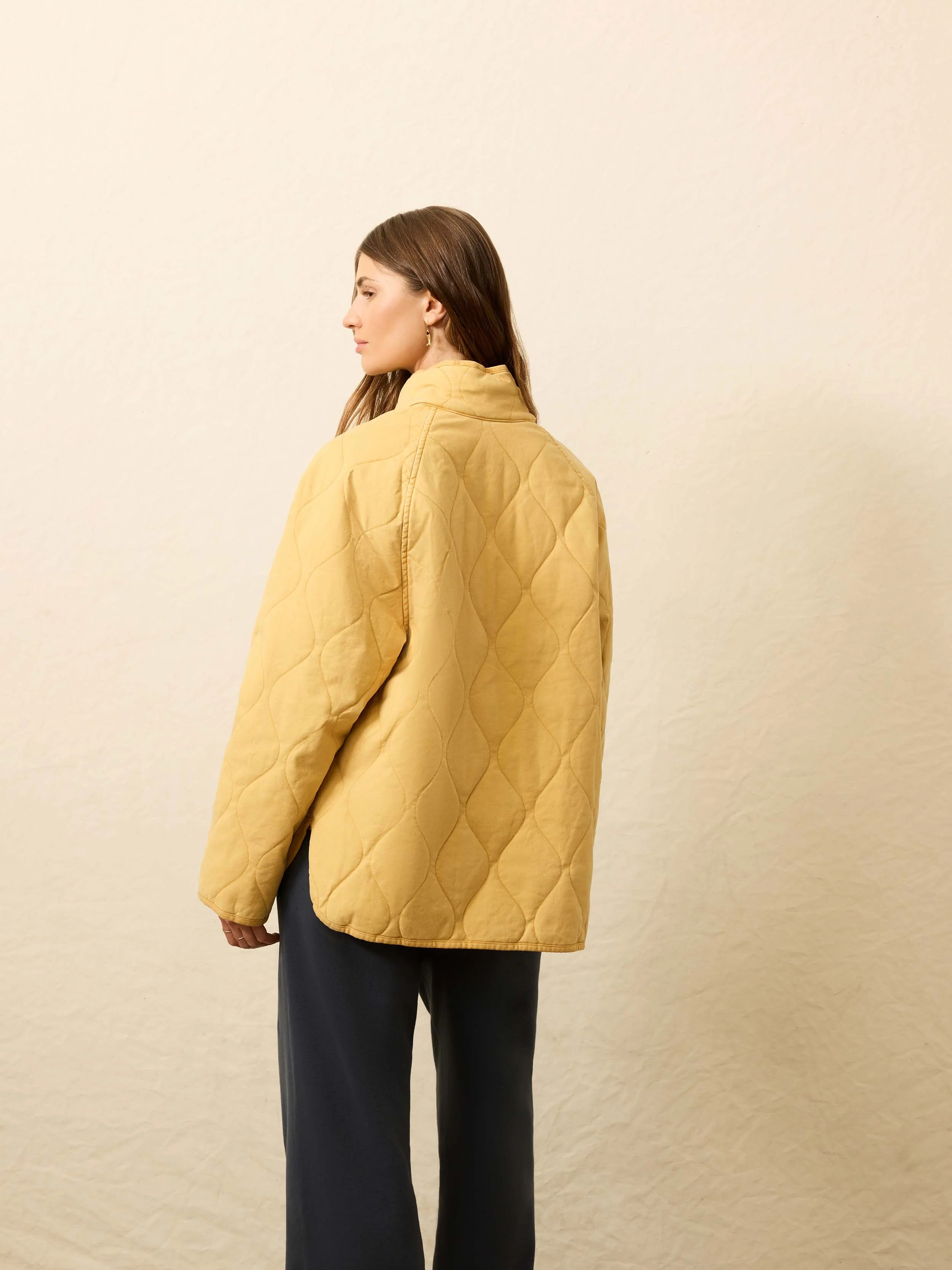 Sunwashed Quilted Jacket - Tuscan Sun