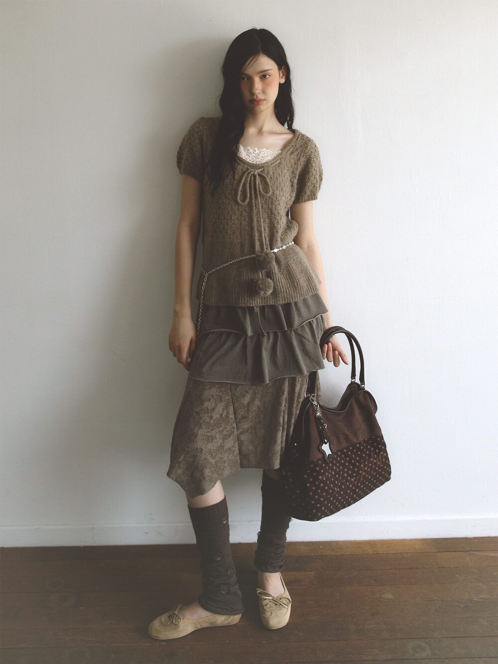 Mori Dimsum Bag Brown