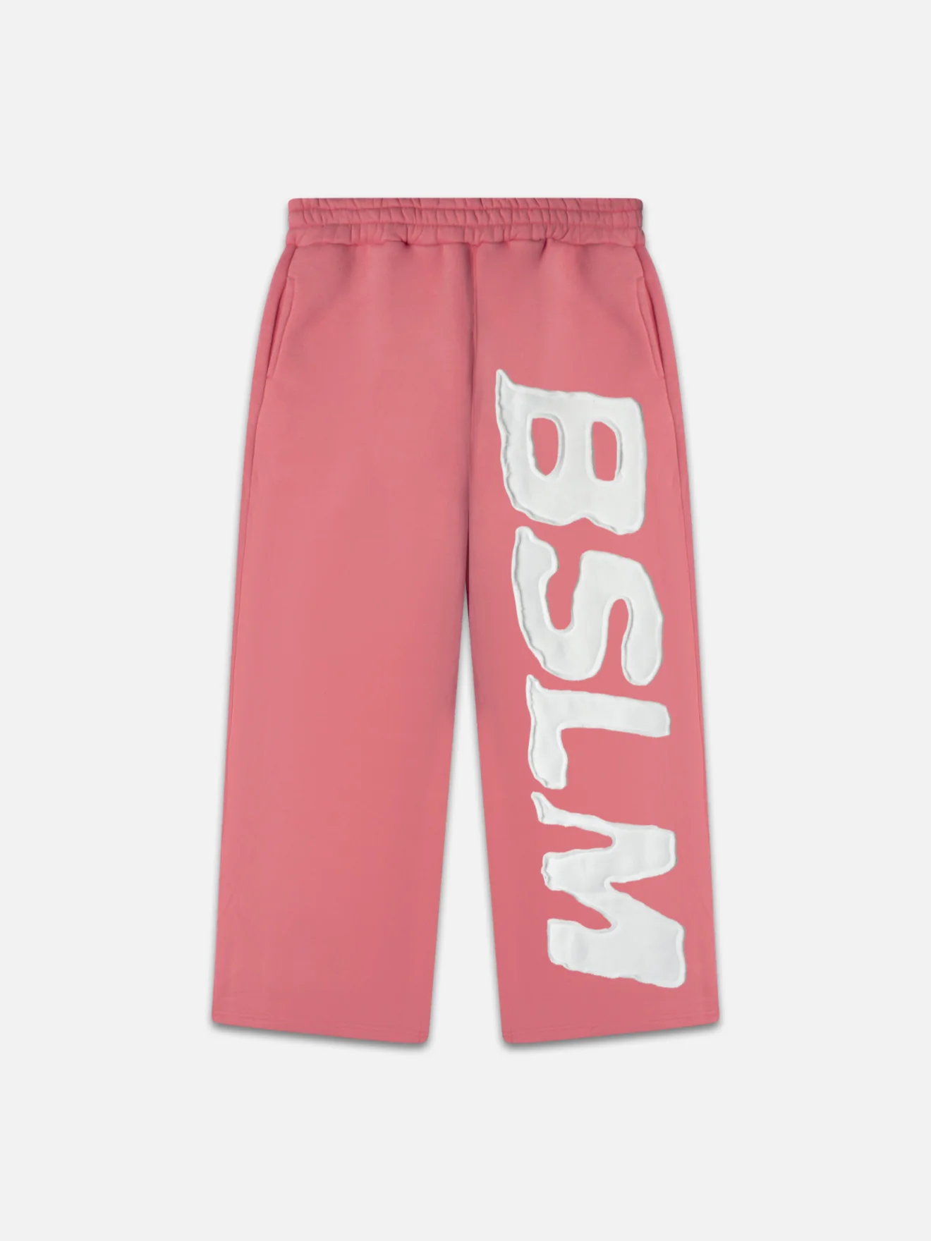PATCHED SWEATPANTS PINK