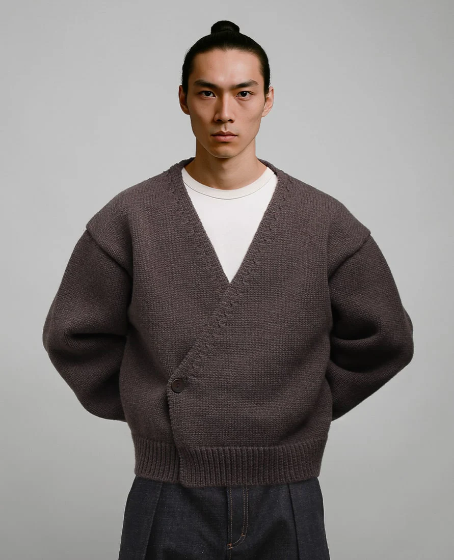 THE CARDIGAN JACKET - MOCHA