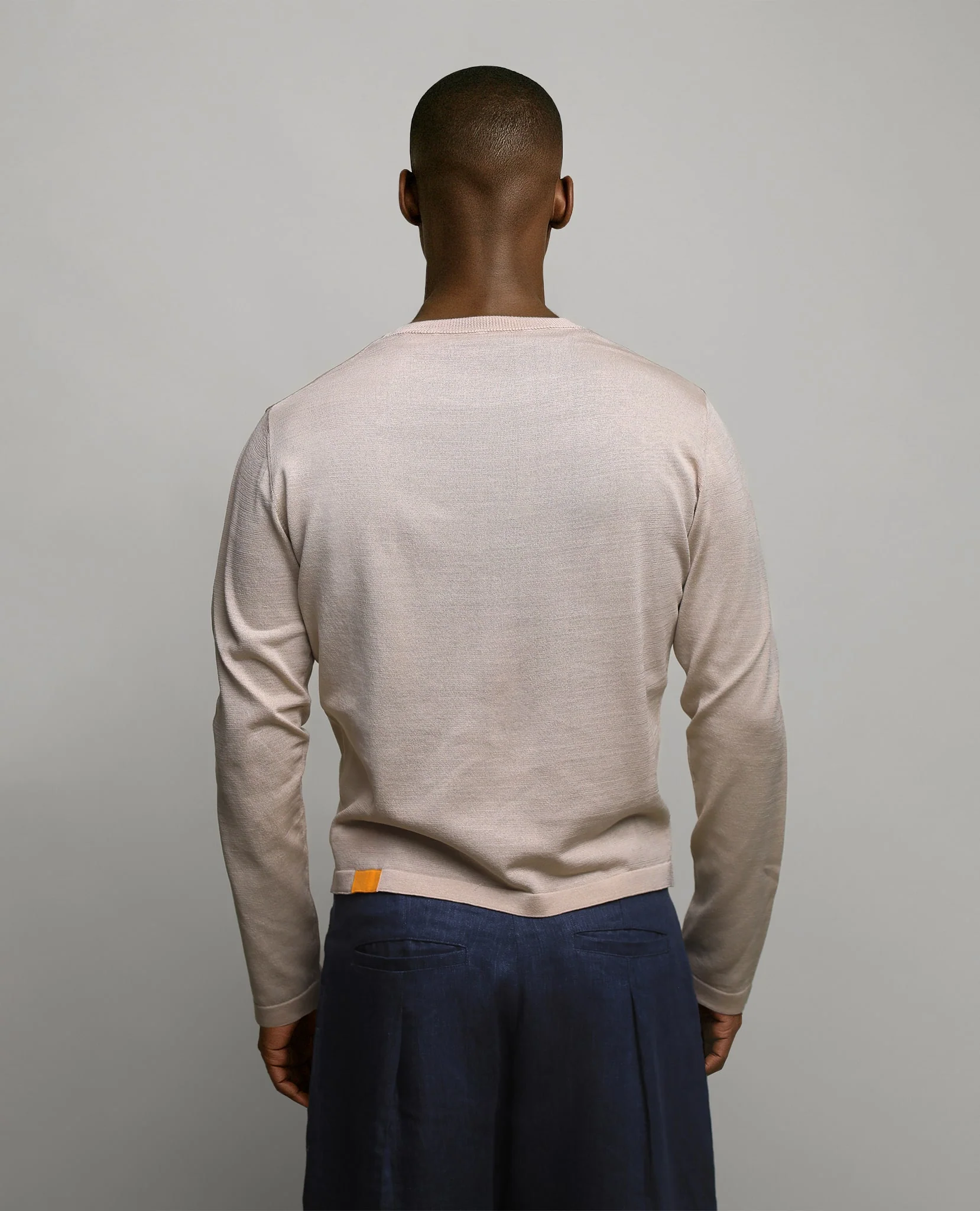 THE KNITTED LONG SLEEVE - BEIGE