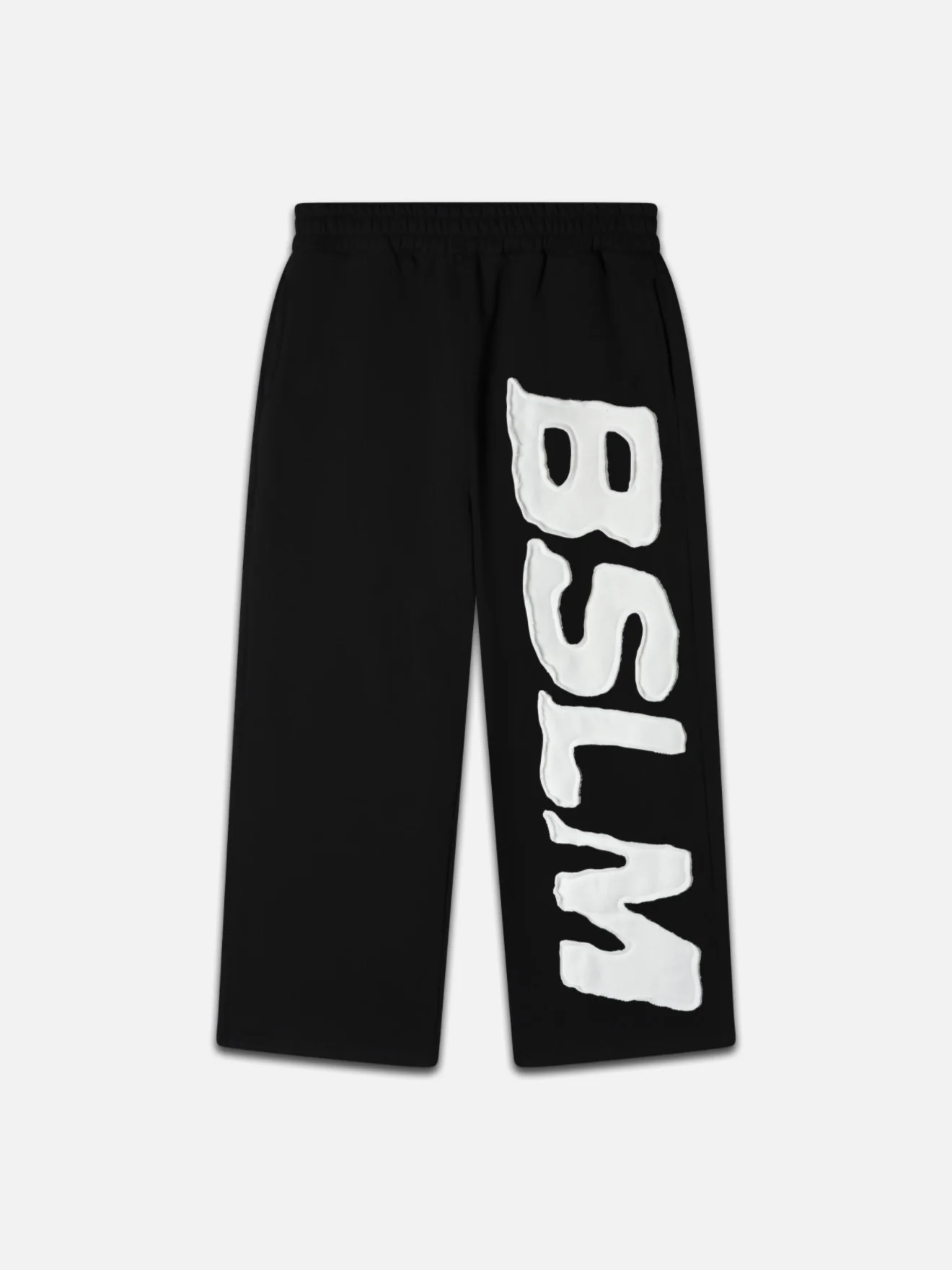 PATCHED SWEATPANTS BLACK