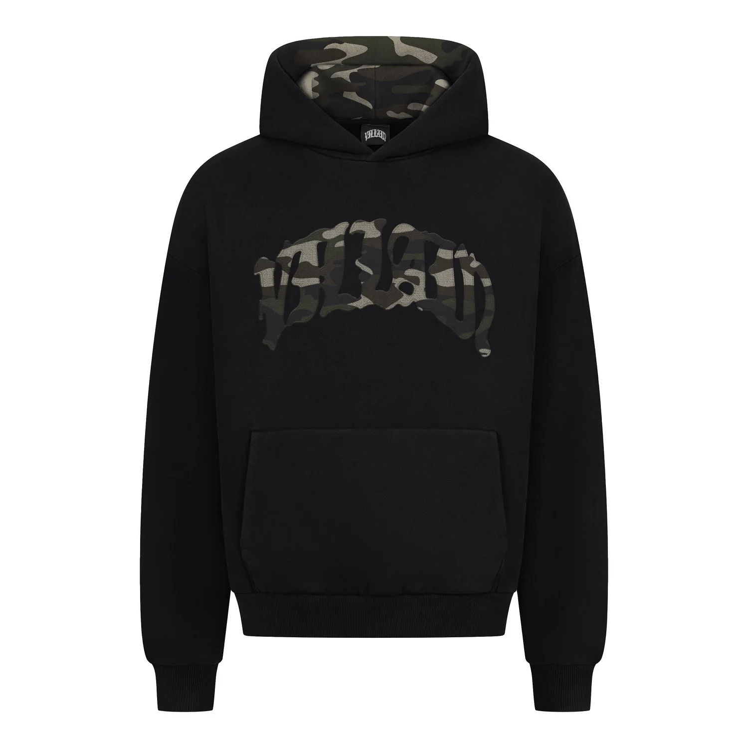 CAMO HOODIE BLACK